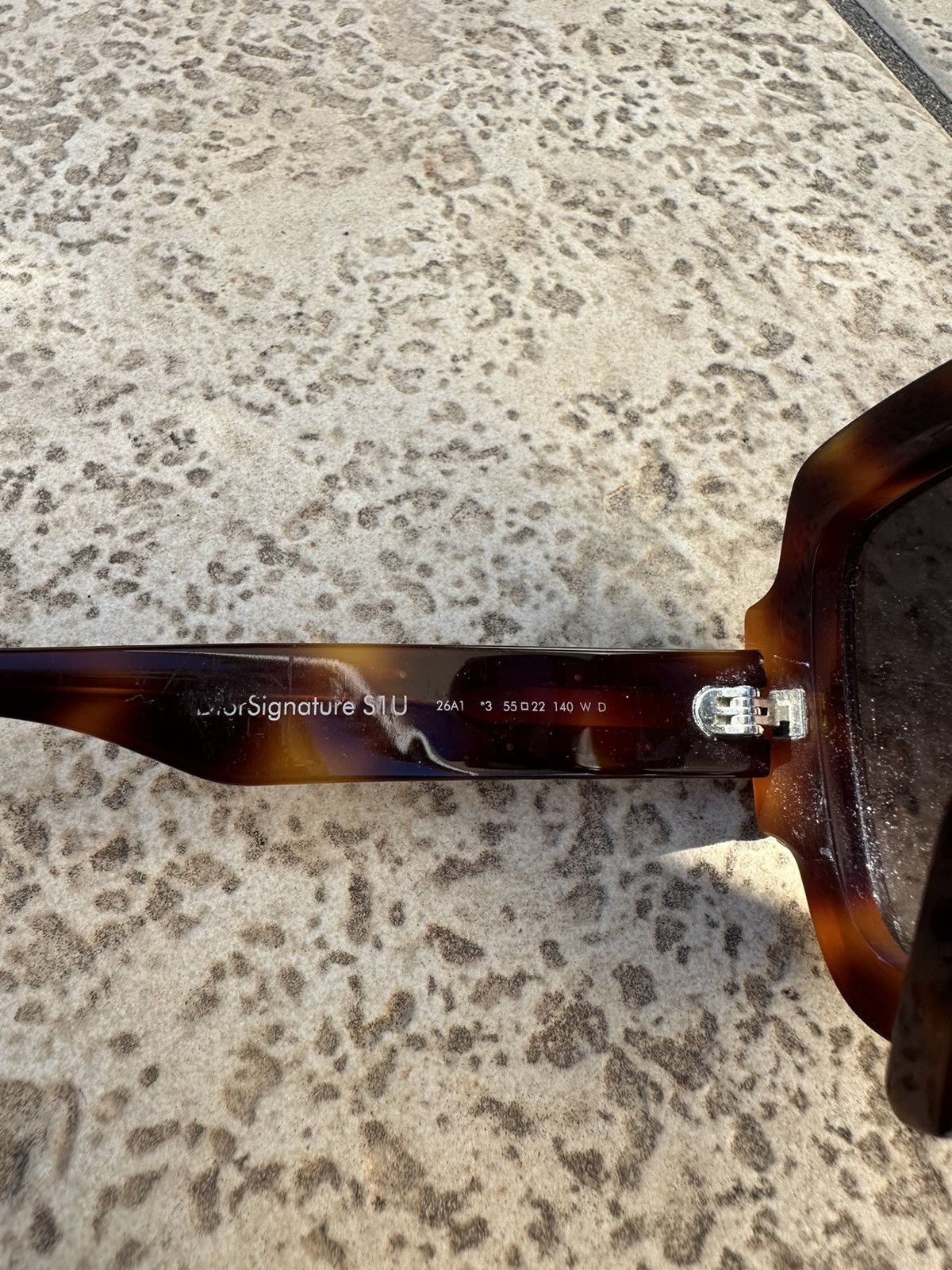 Christian Dior Monsieur × Dior Christian Dior Signature S1U Sunglasses Brown Size ONE SIZE - 6 Thumbnail