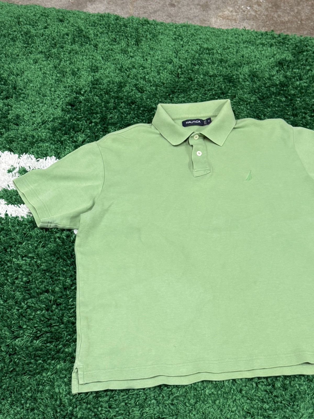 Nautica Nautica Green Logo Polo Shirt Medium Size US M / EU 48-50 / 2 - 2 Thumbnail