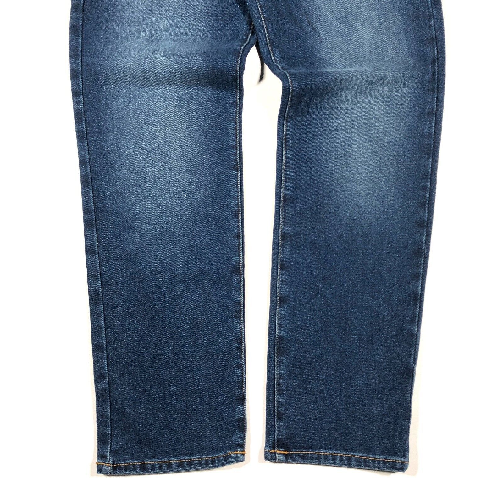 True Religion New True Religion Geno Relaxed Slim Dark Blue Jeans 33x32 Size US 33 - 5 Thumbnail