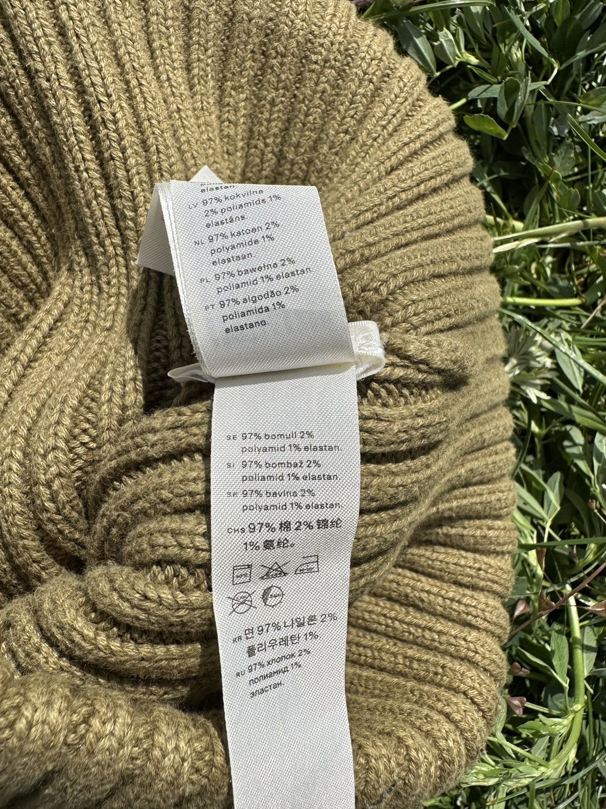 Arket Khaki beanie hat ARKET Size ONE SIZE - 6 Thumbnail