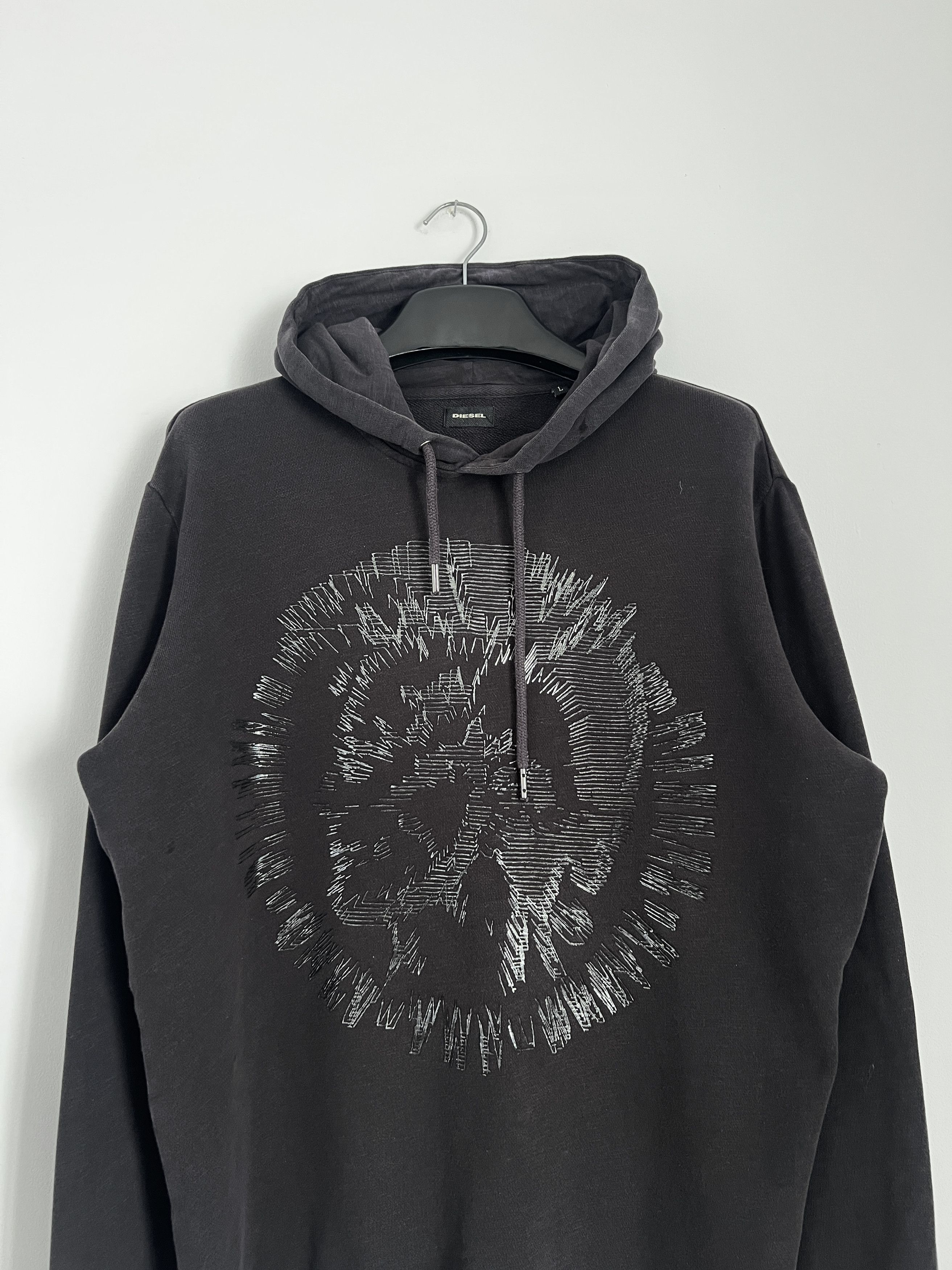 Diesel Diesel hoodie big logo y2k vintage Size US M / EU 48-50 / 2 - 8 Thumbnail