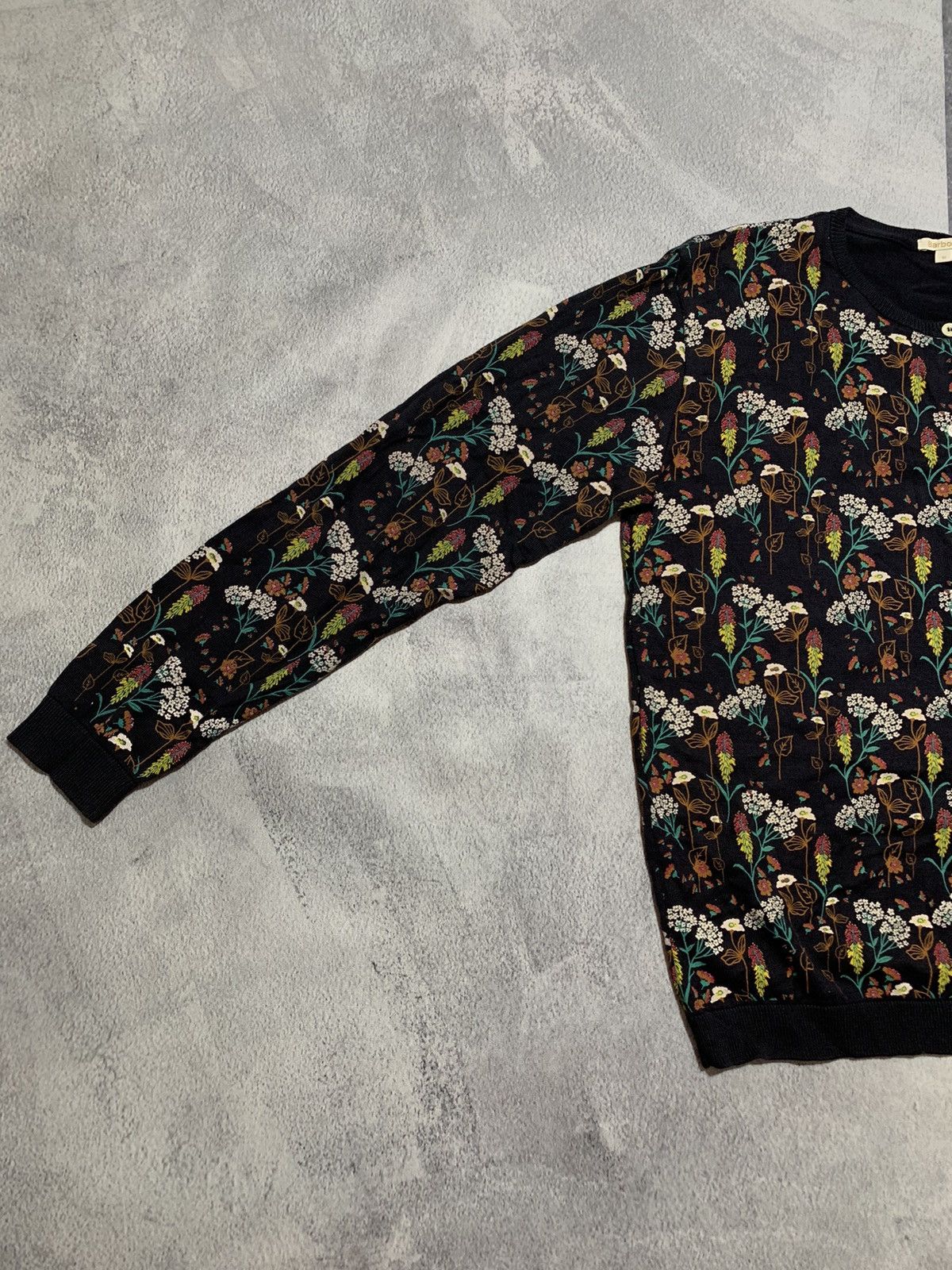 Barbour × Vintage Vintage Y2K Barbour button ups flowers cardigan size XXL Size XXL / US 16-18 / IT 52-54 - 2 Thumbnail