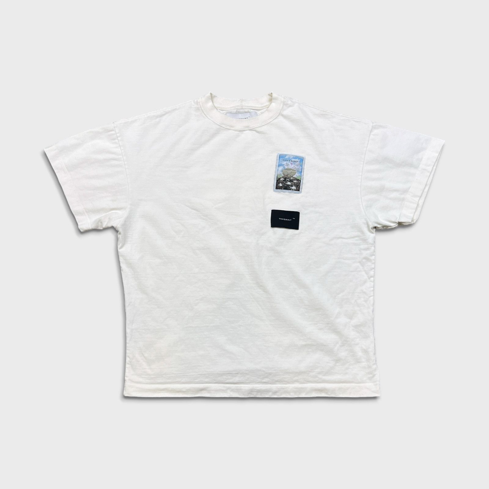 Vintage The Saint Mafia T Shirt Double Sided Graphic Heavyweight Tee Size US S / EU 44-46 / 1 - 1 Thumbnail