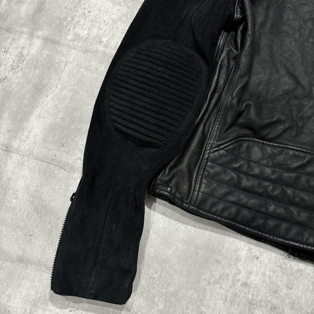 Ralph Lauren Ralph Lauren Black Label Leather Suede Moto Zip Jacket Size US S / EU 44-46 / 1 - 19 Thumbnail