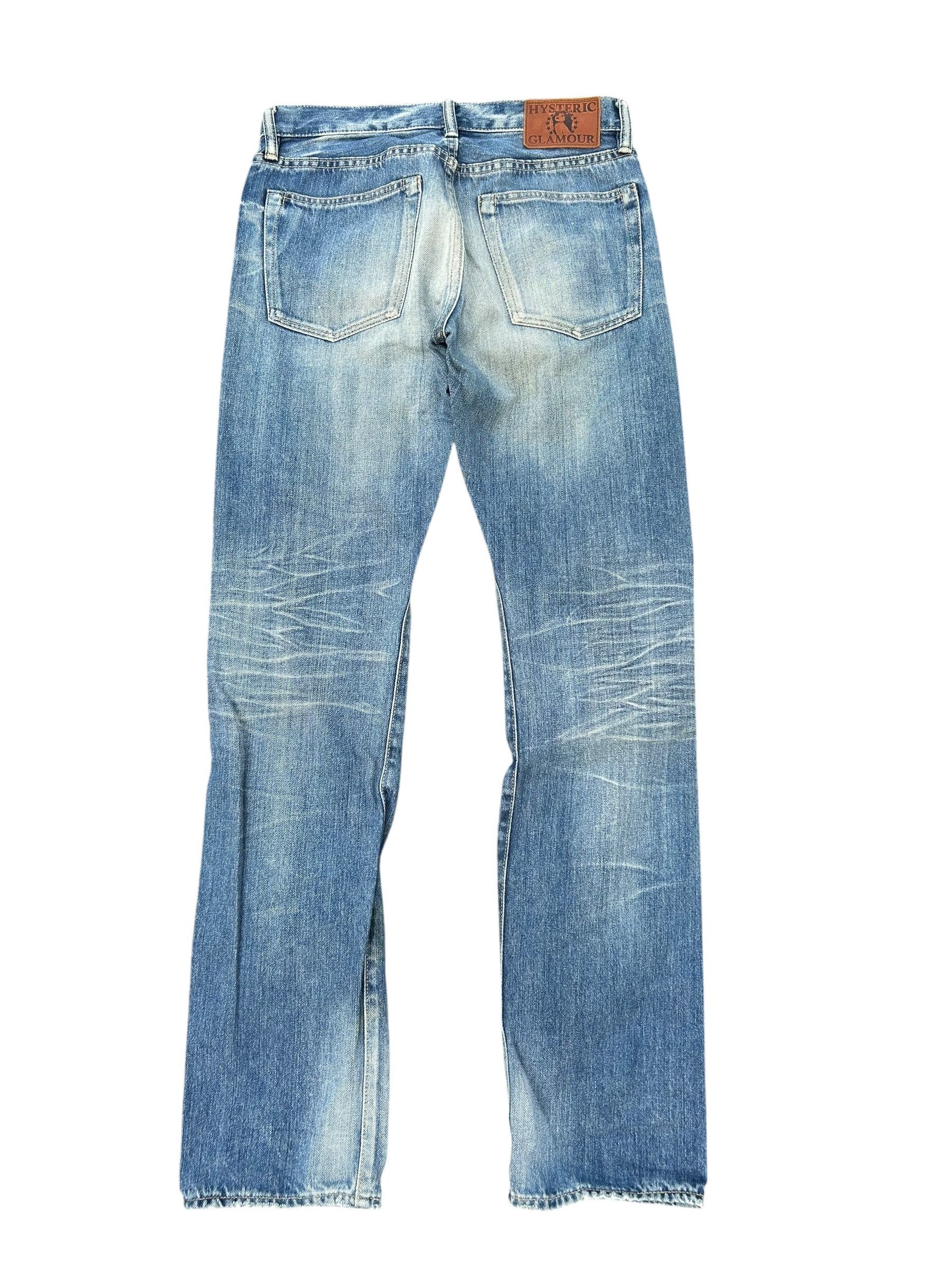 Hysteric Glamour × Japanese Brand × Vintage Hysteric Glamour Selvedge Punk Distressed Vtg Denim Jeans Size US 30 / EU 46 - 10 Thumbnail
