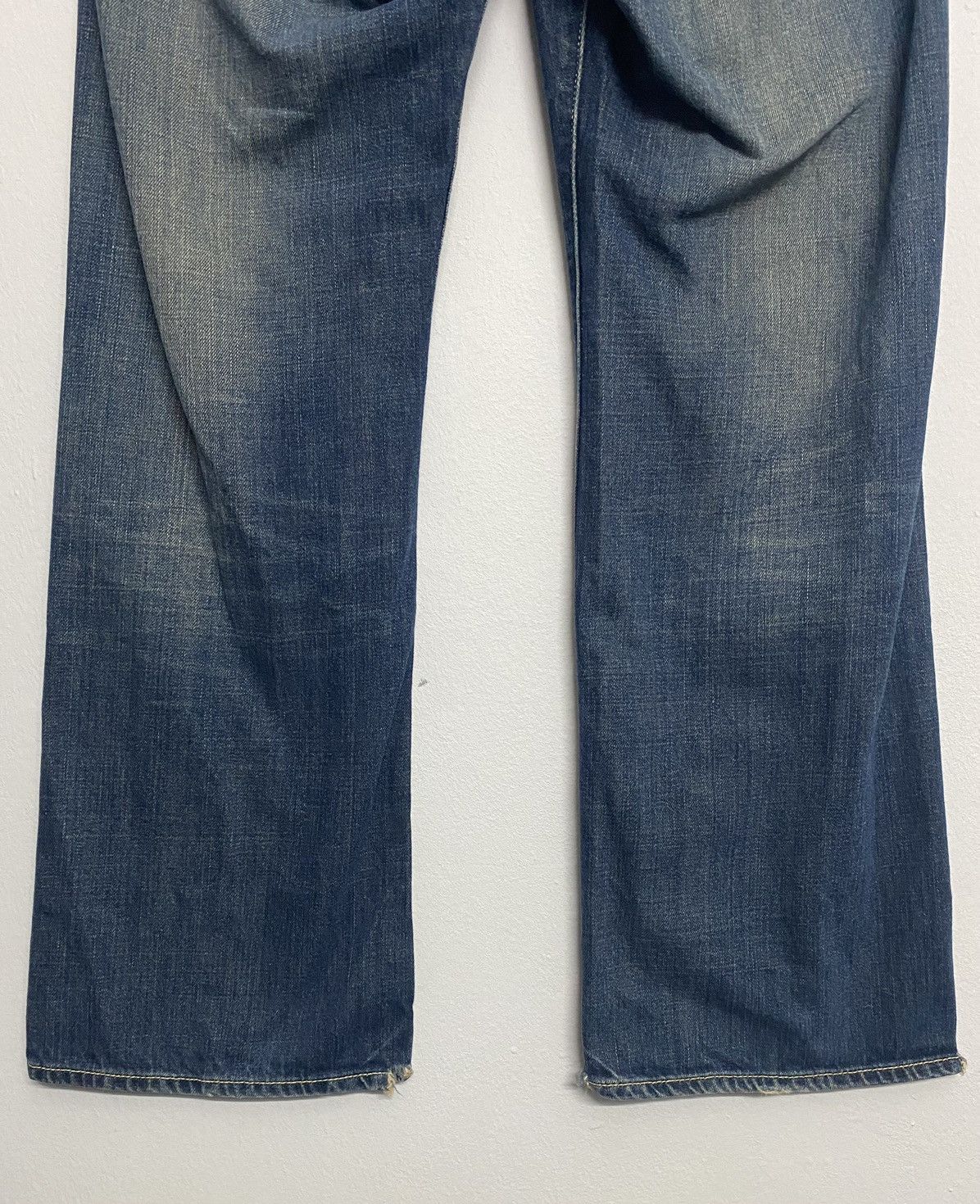 Abercrombie & Fitch Vintage Abercrombie&Fitch Handcrafted Heavy Ounce Jeans Size US 35 - 7 Thumbnail