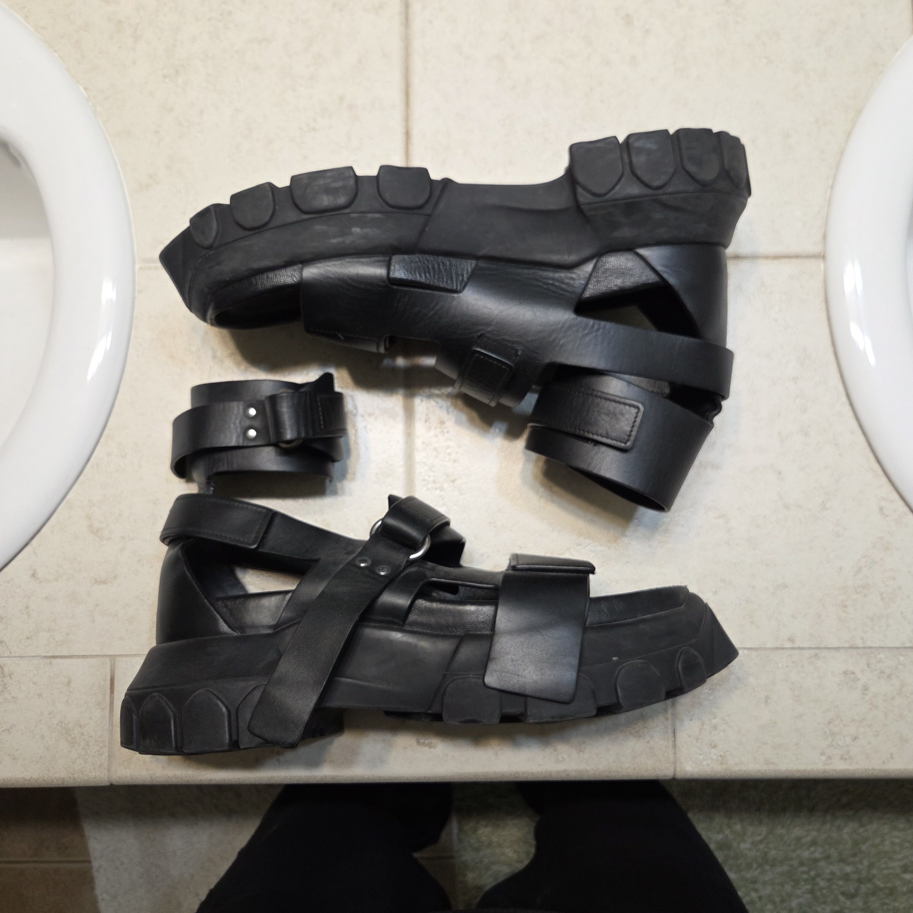 Rick Owens Tractor Sandals | Grailed