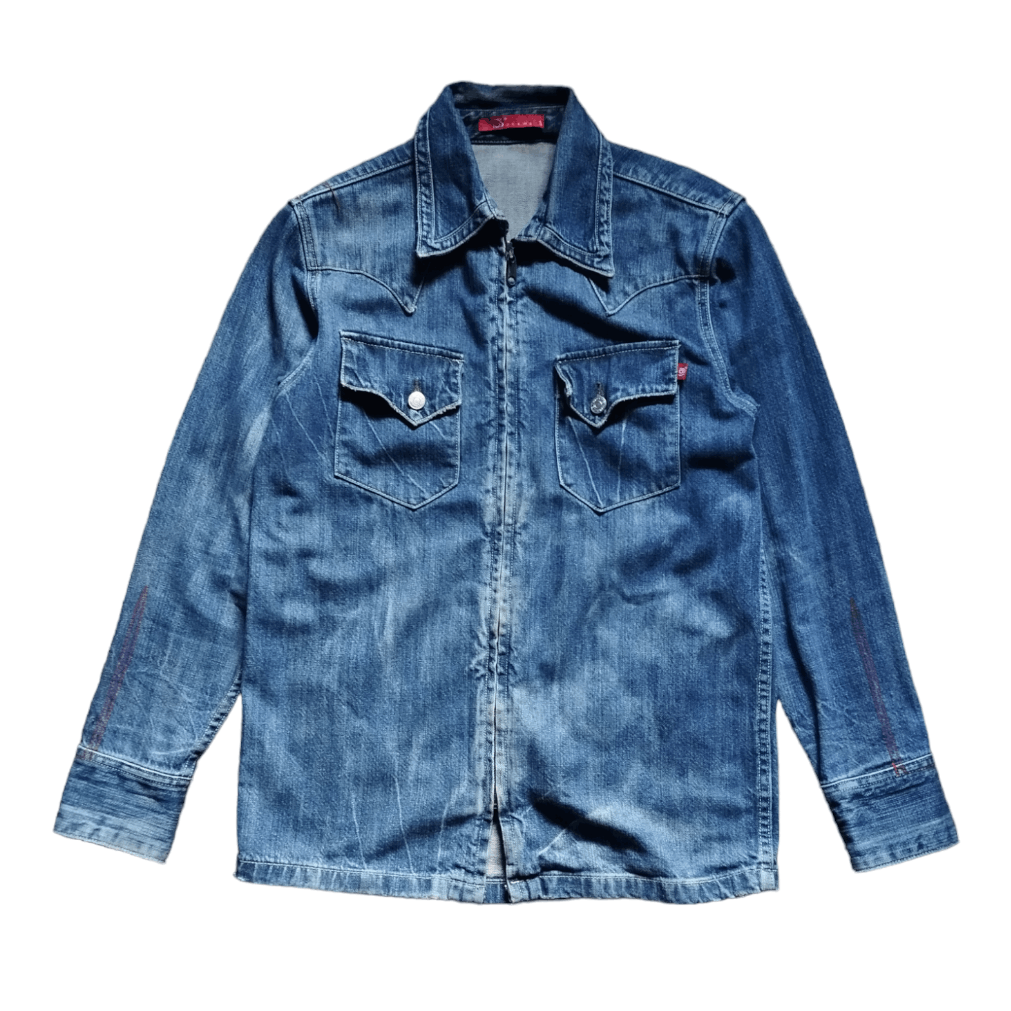 Japanese Brand Vtg Ibs denim style japan Size US L / EU 52-54 / 3 - 1 Thumbnail