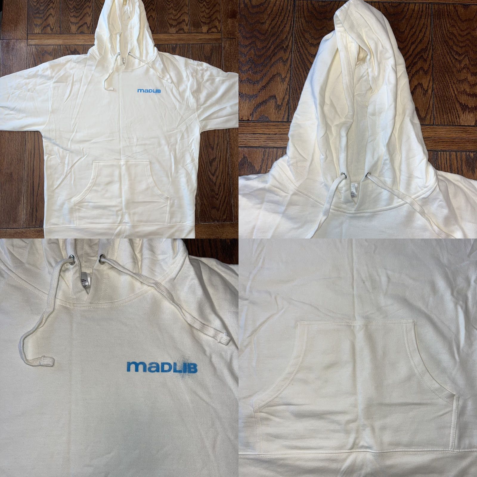 Vintage Madlib Sound Ancestors Hoodie Size 2XL Hooded Sweatshirt Cream Four Tet New Mens Hoodie Sweatshirt Bedimport? Size US XXL / EU 58 / 5 - 8 Thumbnail