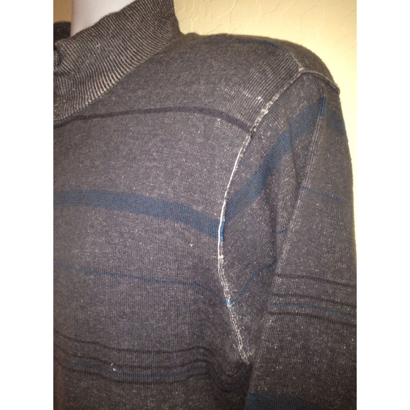 Vintage BKE MENS Gray ZIP DOWN Sweater Jacket Mens L Gray Down Jacket Size US L / EU 52-54 / 3 - 4 Thumbnail