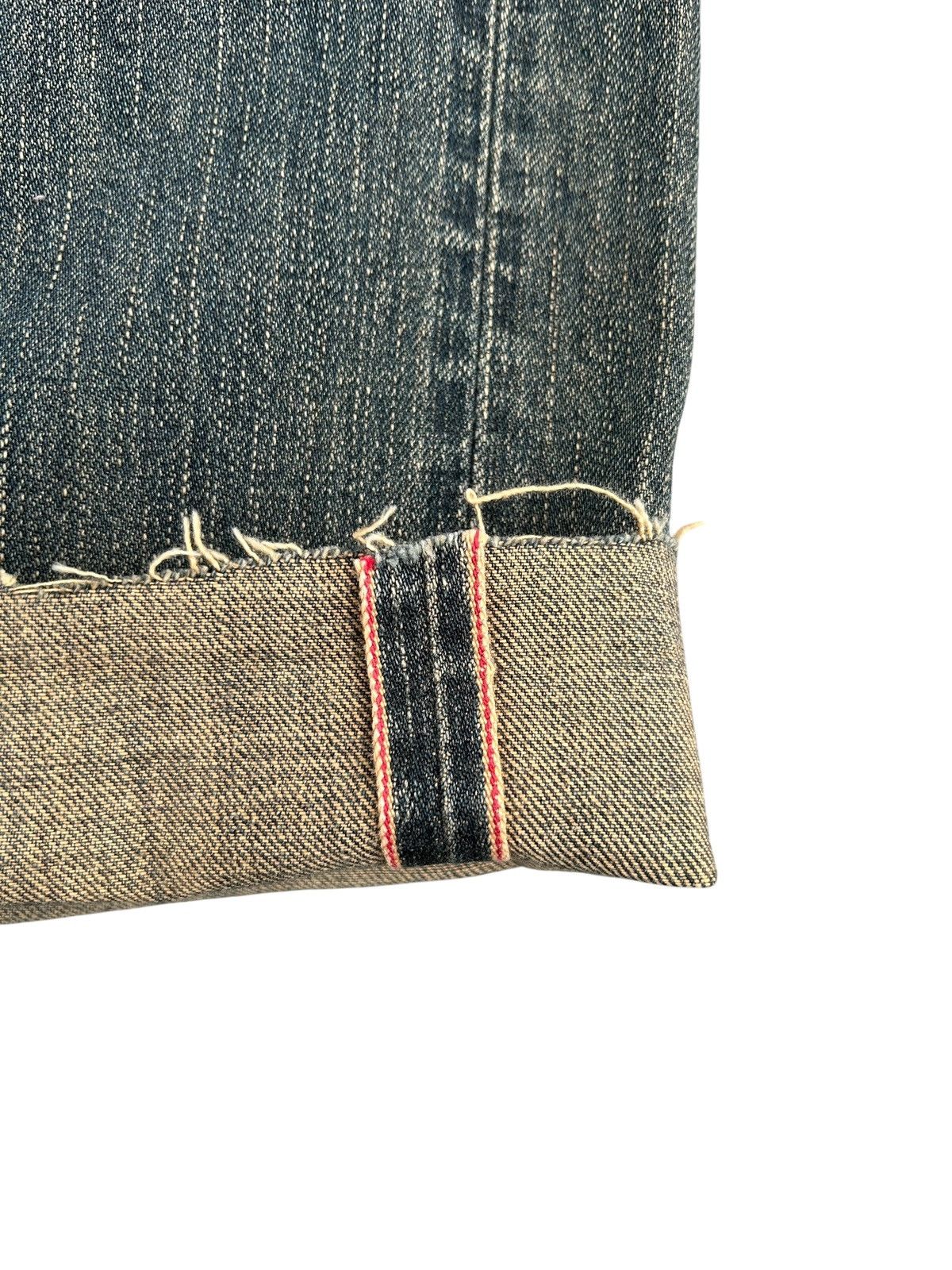 Kapital Vintage Edwin 505z Selvedge Rusty Distressed Denim jeans Size US 31 - 2 Thumbnail