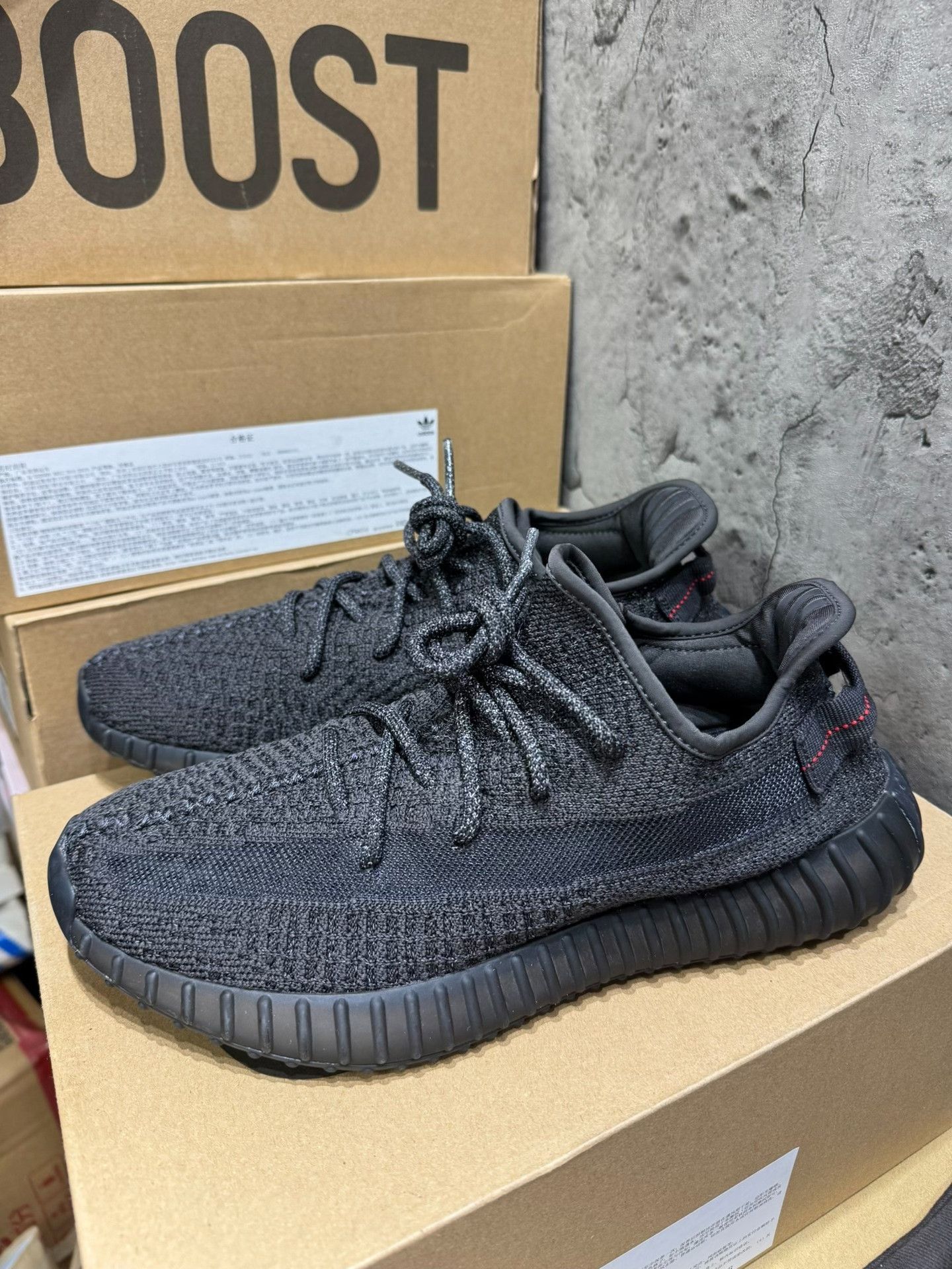 Yeezy Yeezy Black Lowtop Sneakers 9.5 Men Size US 9.5 / EU 42-43 - 1 Thumbnail