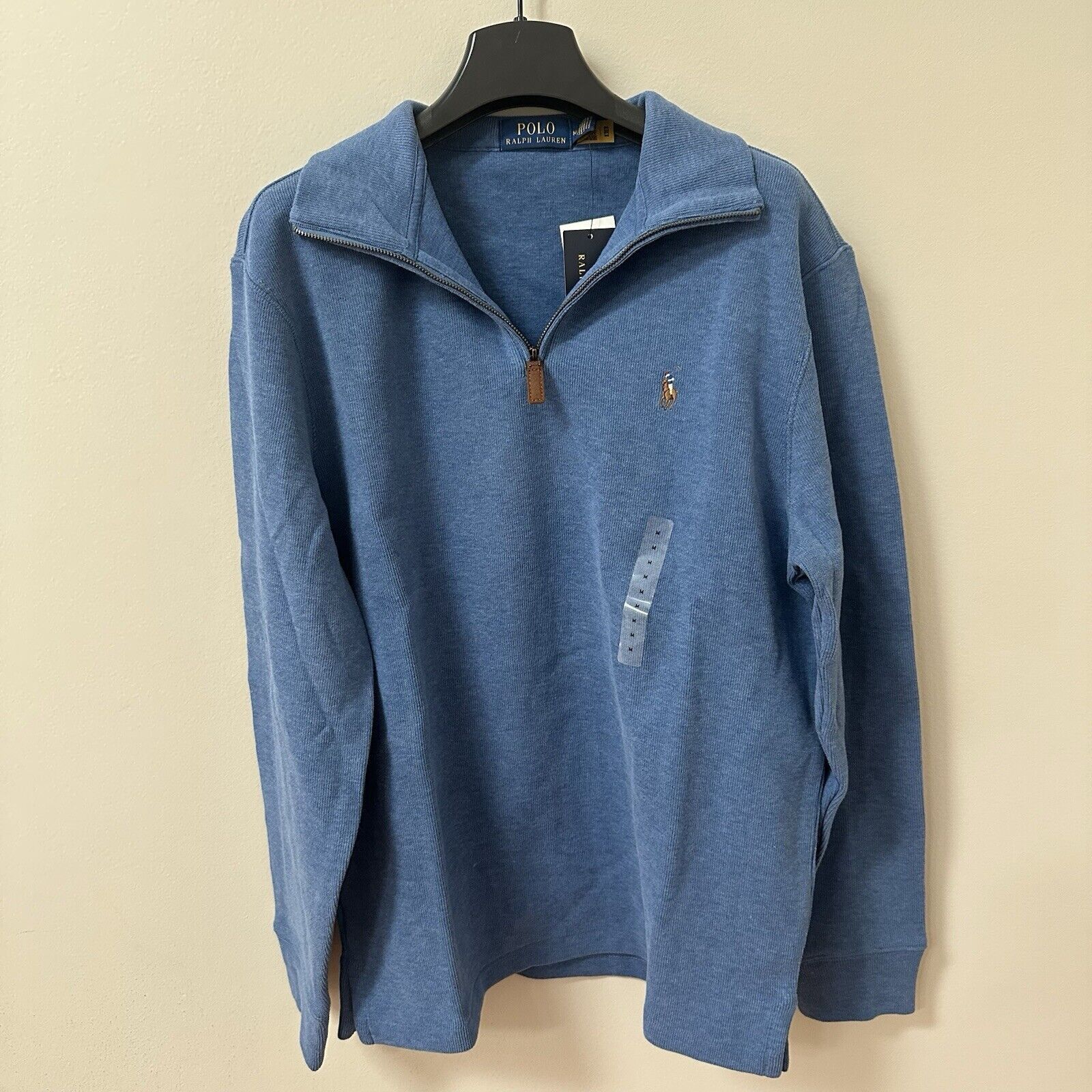 Ralph Lauren New Polo Ralph Lauren Cotton Long Sleeve Blue Men's Medium Size US M / EU 48-50 / 2 - 1 Thumbnail