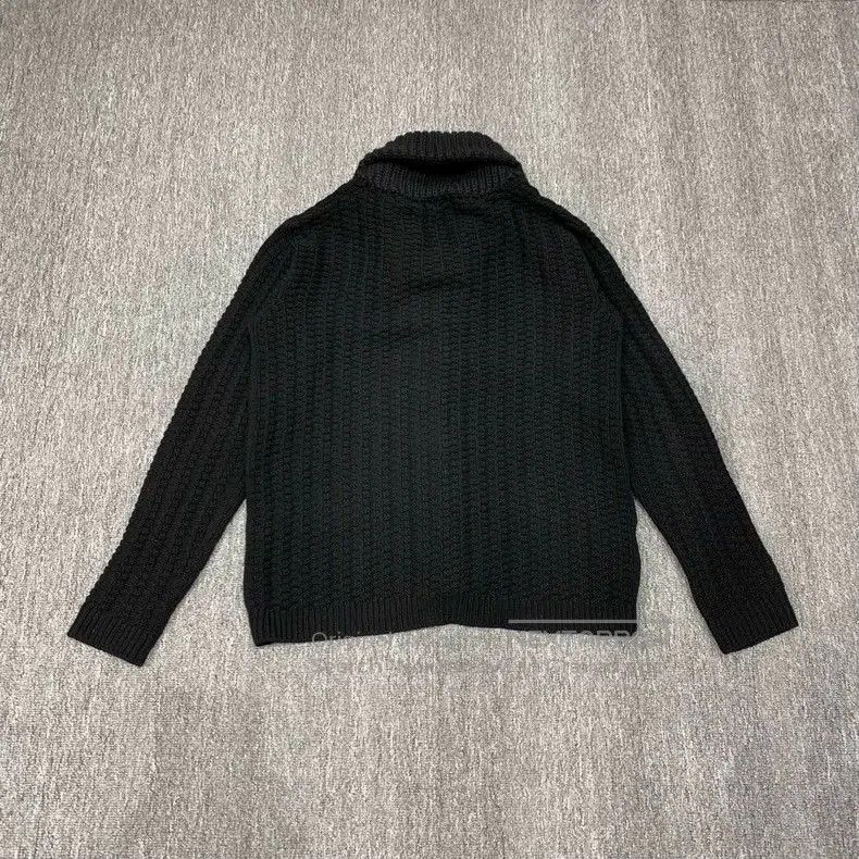 Prada Prada Black Wool Knit Cardigan Sweater. Size US L / EU 52-54 / 3 - 2 Thumbnail