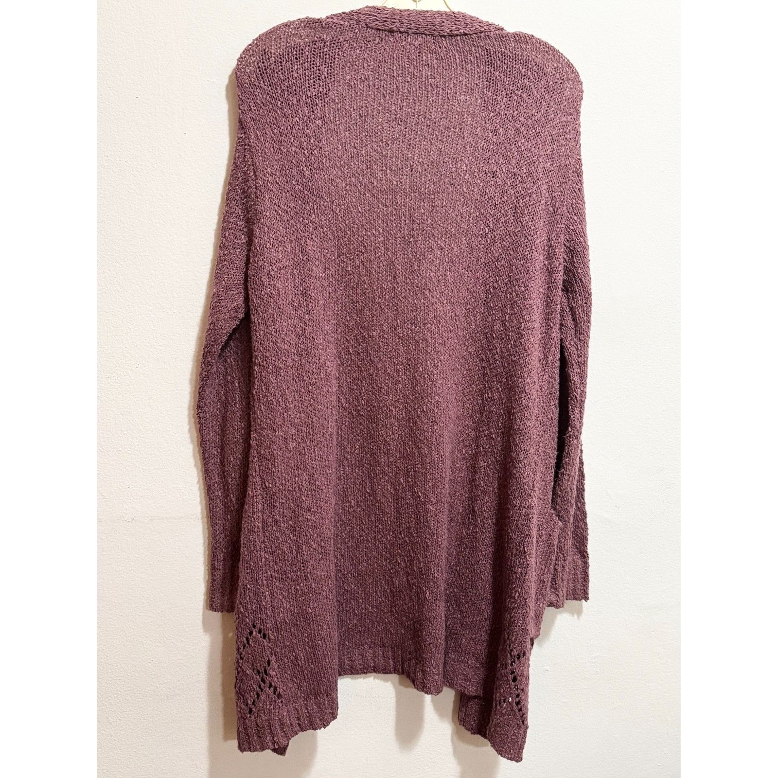 Other Haute Monde Purple Knit Cardigan Sweater Size S Size S / US 4 / IT 40 - 5 Thumbnail