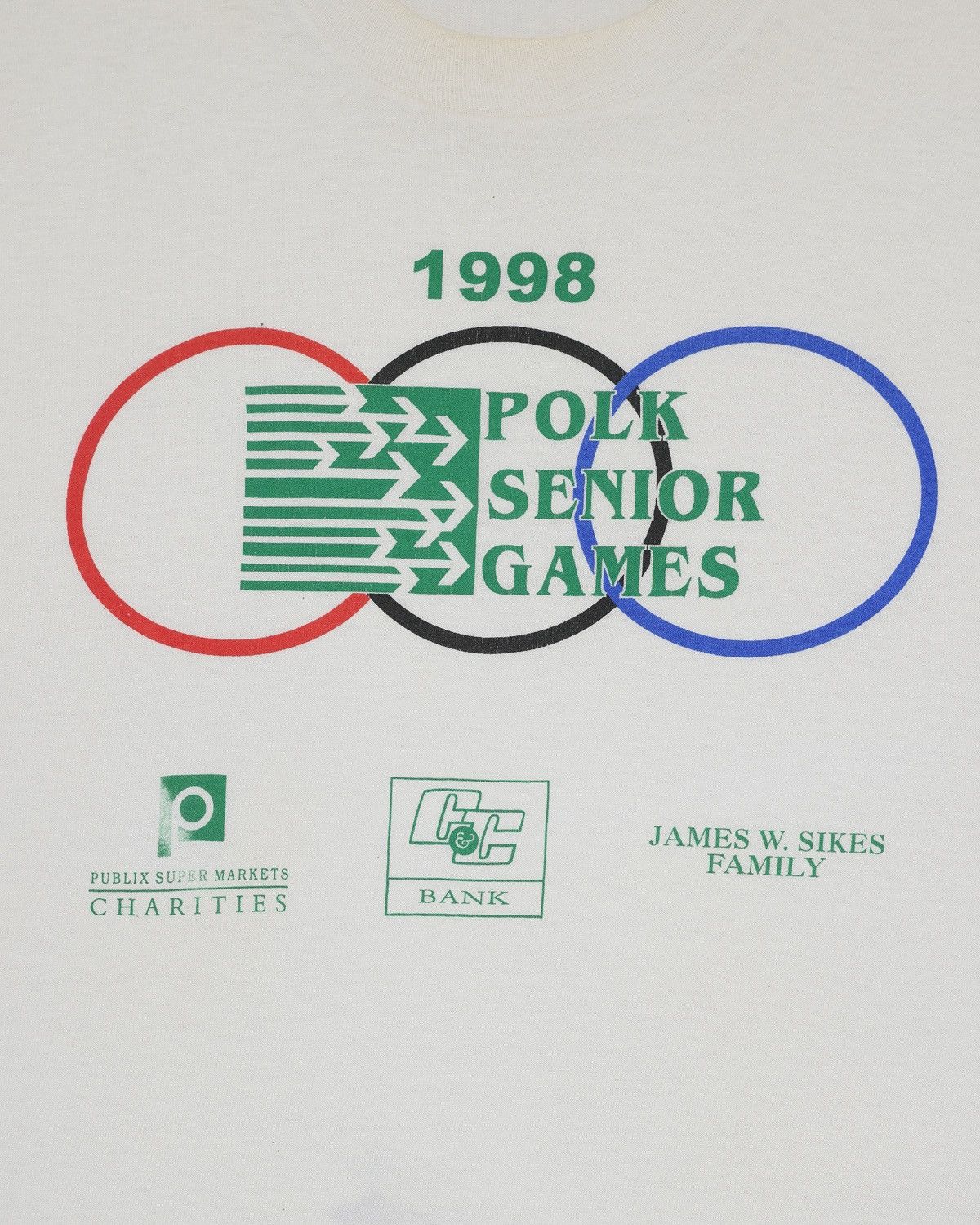 Vintage Vintage 1998 Polk Senior Games Graphic T-Shirt Size US XL / EU 56 / 4 - 3 Thumbnail