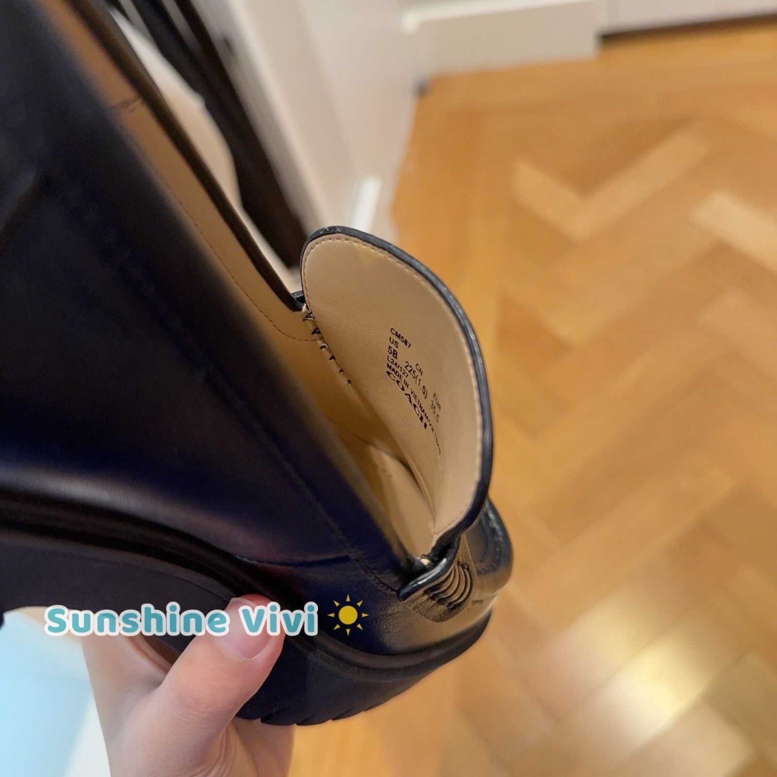 Coach NEW In Box COACH Ruthie Loafer Women Black Leather CM587 us5 Size US 5 / IT 35 - 4 Thumbnail
