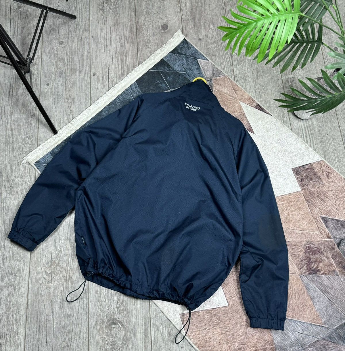 Vintage England Rugby 🏉 Football USA Jacket Y2K drill style size L Size US L / EU 52-54 / 3 - 6 Thumbnail