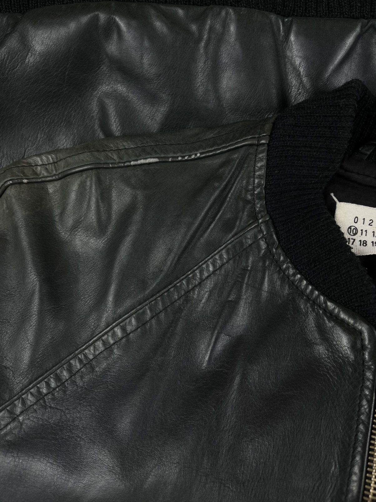 Maison Margiela SS04 Maison Margiela 5 Zip Calf Leather Bomber Jacket Size US M / EU 48-50 / 2 - 6 Thumbnail
