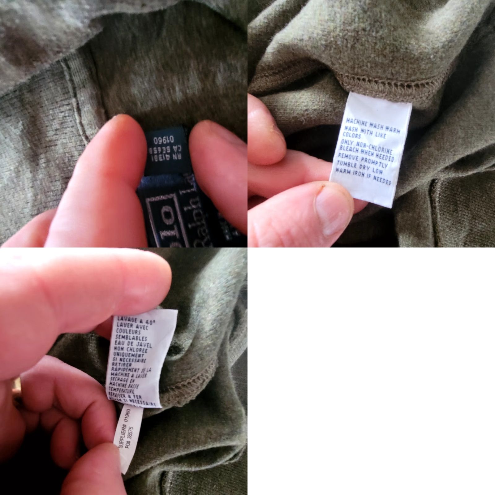 Polo Ralph Lauren Polo Ralph Lauren Shawl Collar Sweatshirt Olive Green M Size US M / EU 48-50 / 2 - 8 Thumbnail