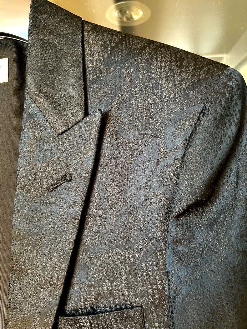 Saint Laurent Paris Saint Laurent Paris Gun collar silk jacket-2506 Size US S / EU 44-46 / 1 - 4 Thumbnail