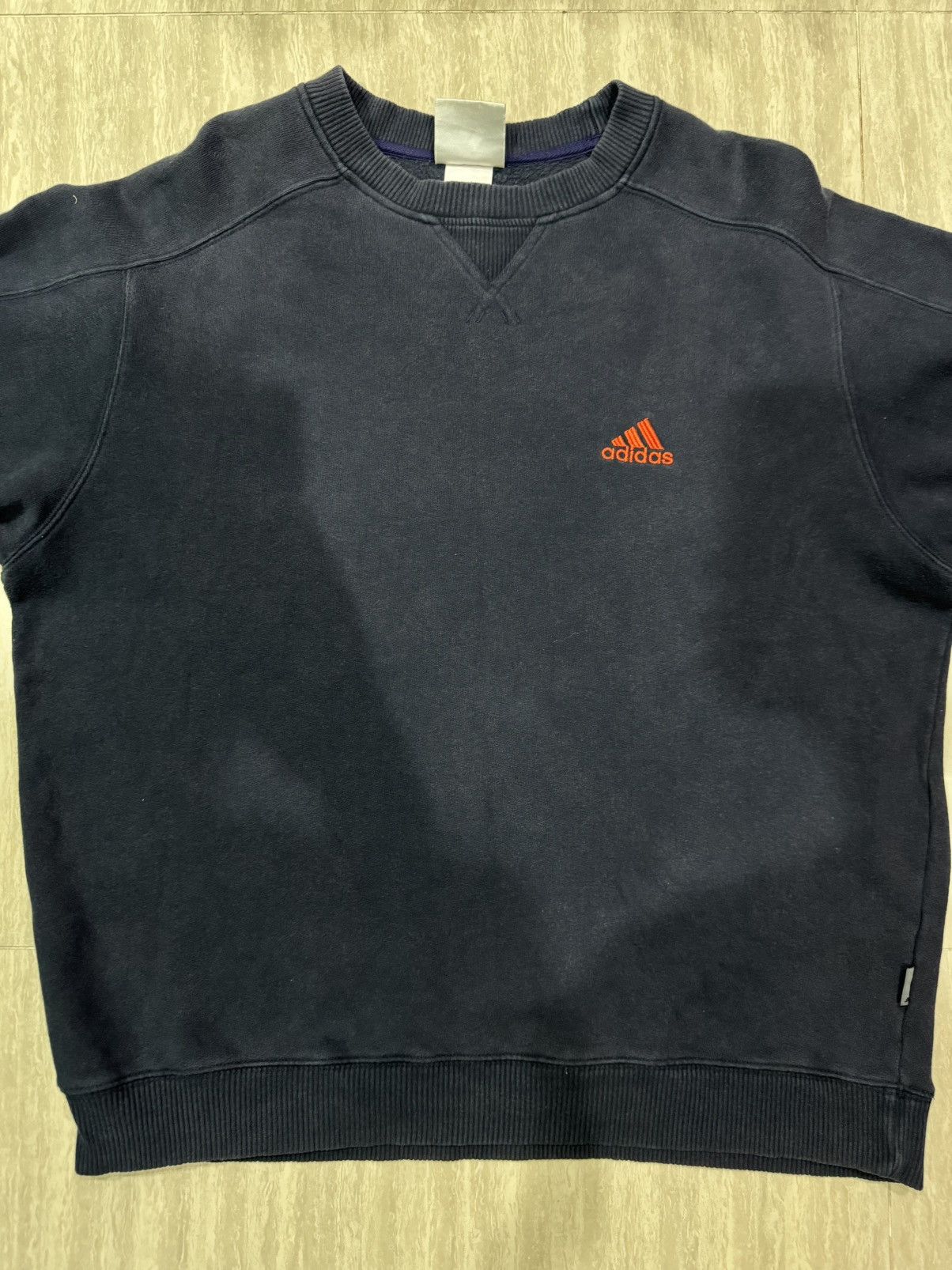 Adidas Adidas sweatshirt navyblue L size Size US L / EU 52-54 / 3 - 2 Thumbnail