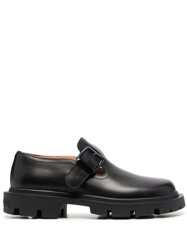 oc11z0325 Ivy Loafers in Black