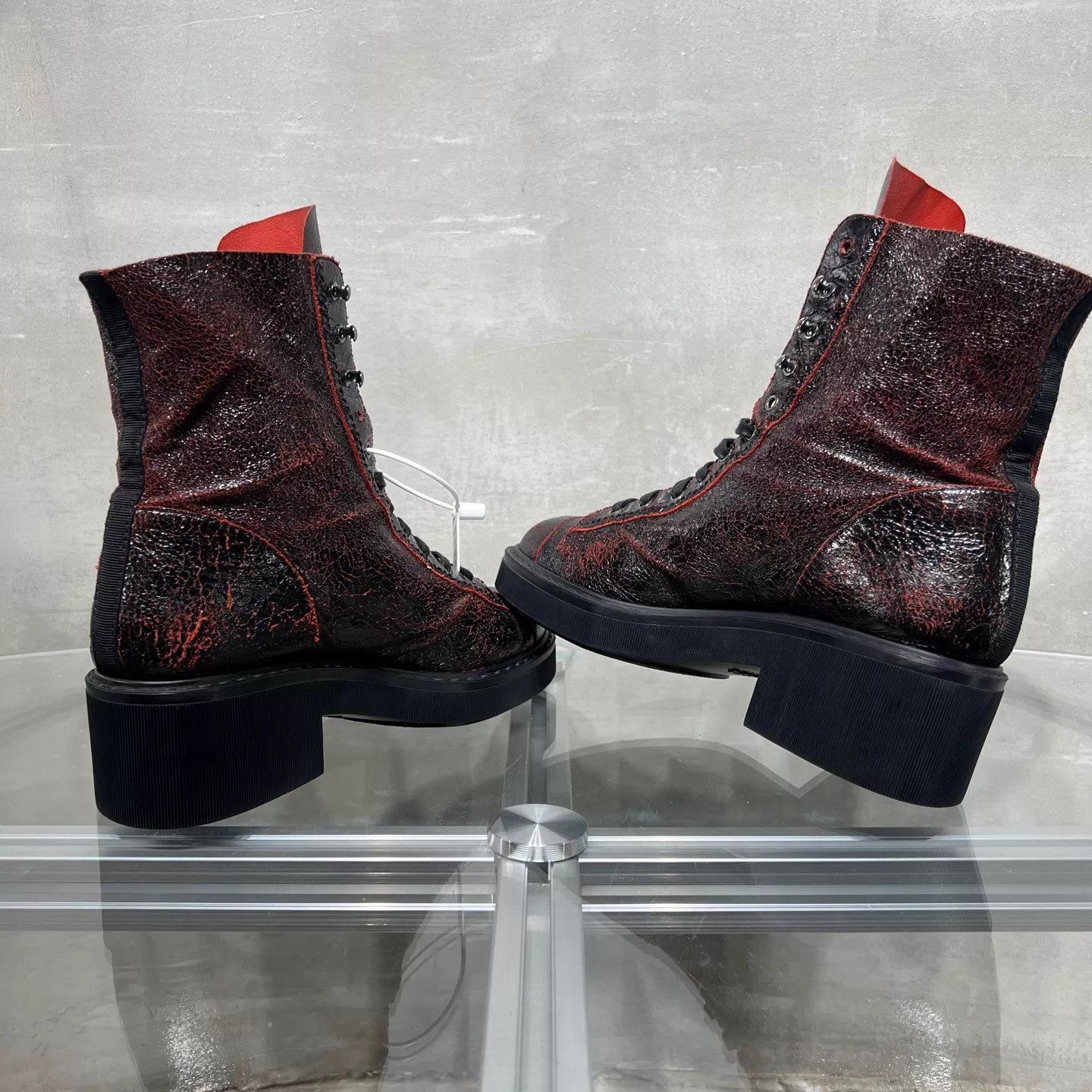 Chanel Chanel Black & Red Boots 37 EU Size US 6.5 / IT 36.5 - 5 Thumbnail