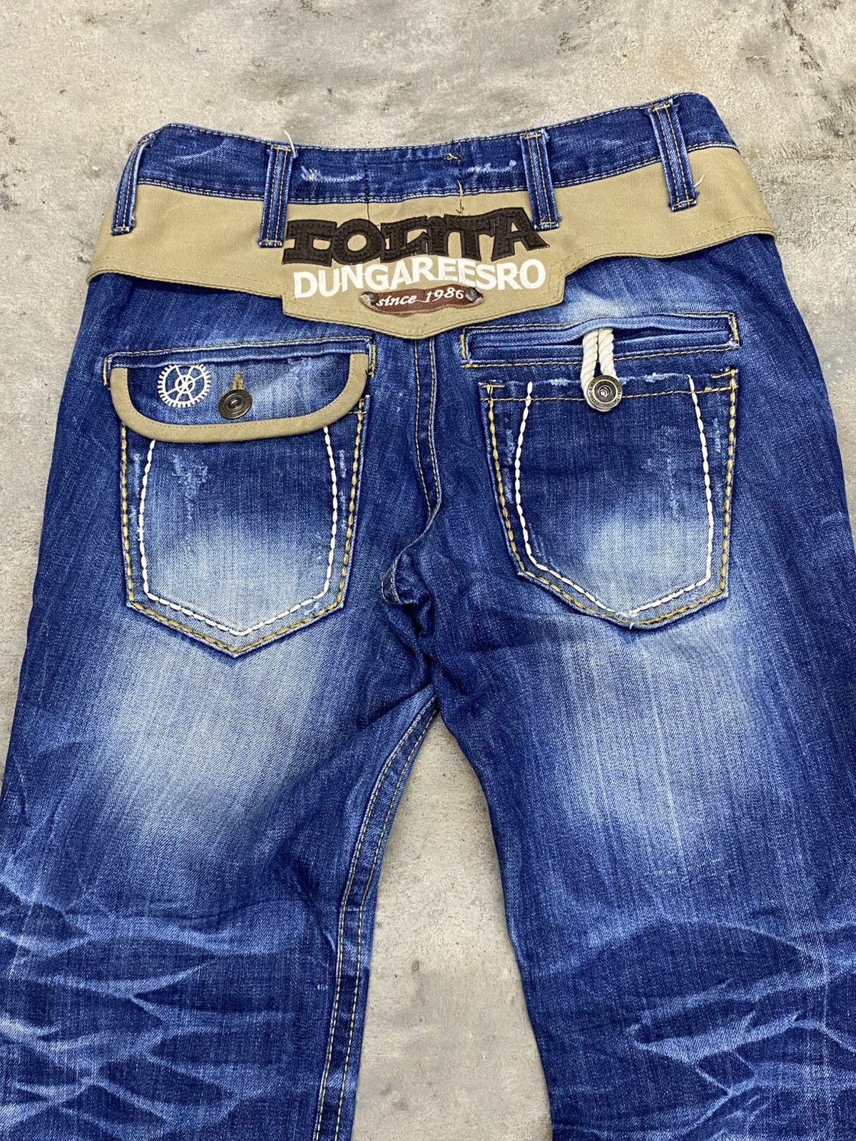 Japanese Brand Japanese brand lolita dungareesro blue jeans wash Size US 32 / EU 48 - 8 Thumbnail