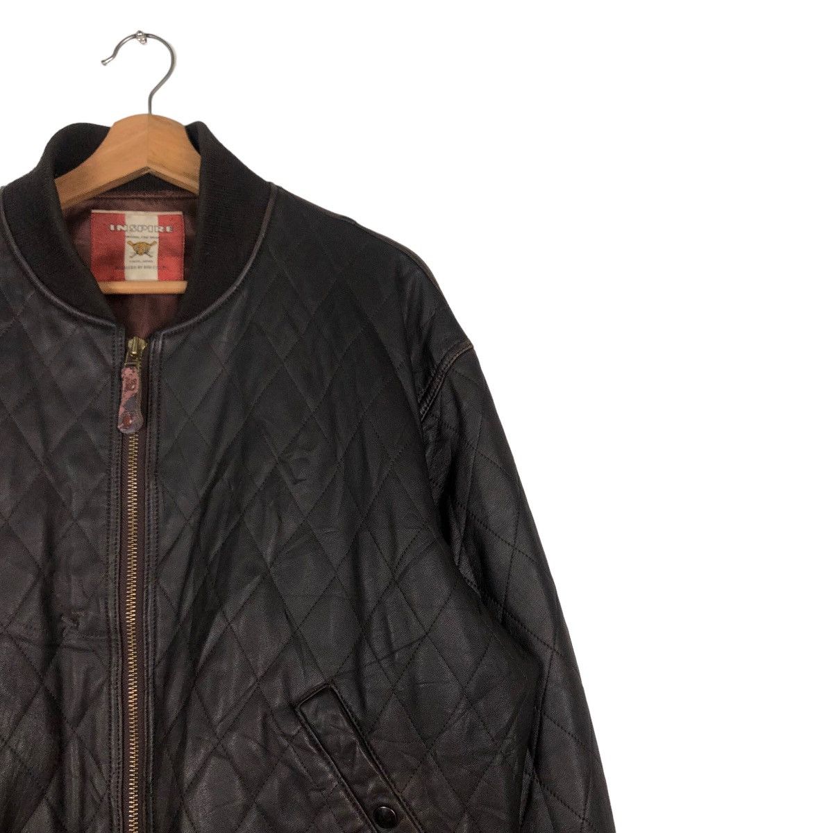 Japanese Brand 🔥Vintage Fly Leather Jacket Riot Military Bigi Japan Size US L / EU 52-54 / 3 - 6 Thumbnail