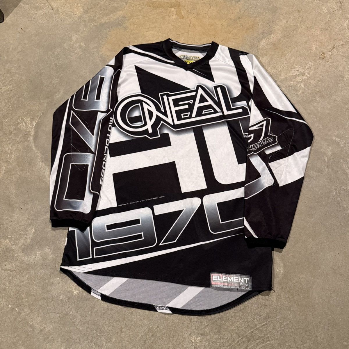 Vintage Vtg 2000s Oneal Racing Motocross Mesh Jersey ERD Grunge Y2K Size US L / EU 52-54 / 3 - 2 Thumbnail