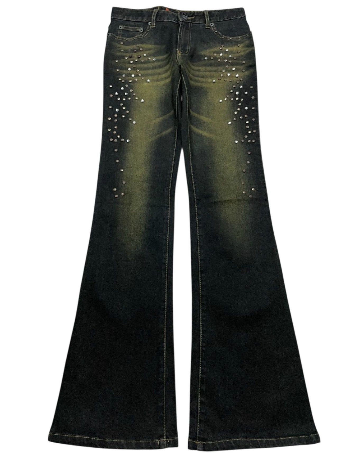 Hysteric Glamour Hysteric Studded Scab Patched Jeans | Grailed
