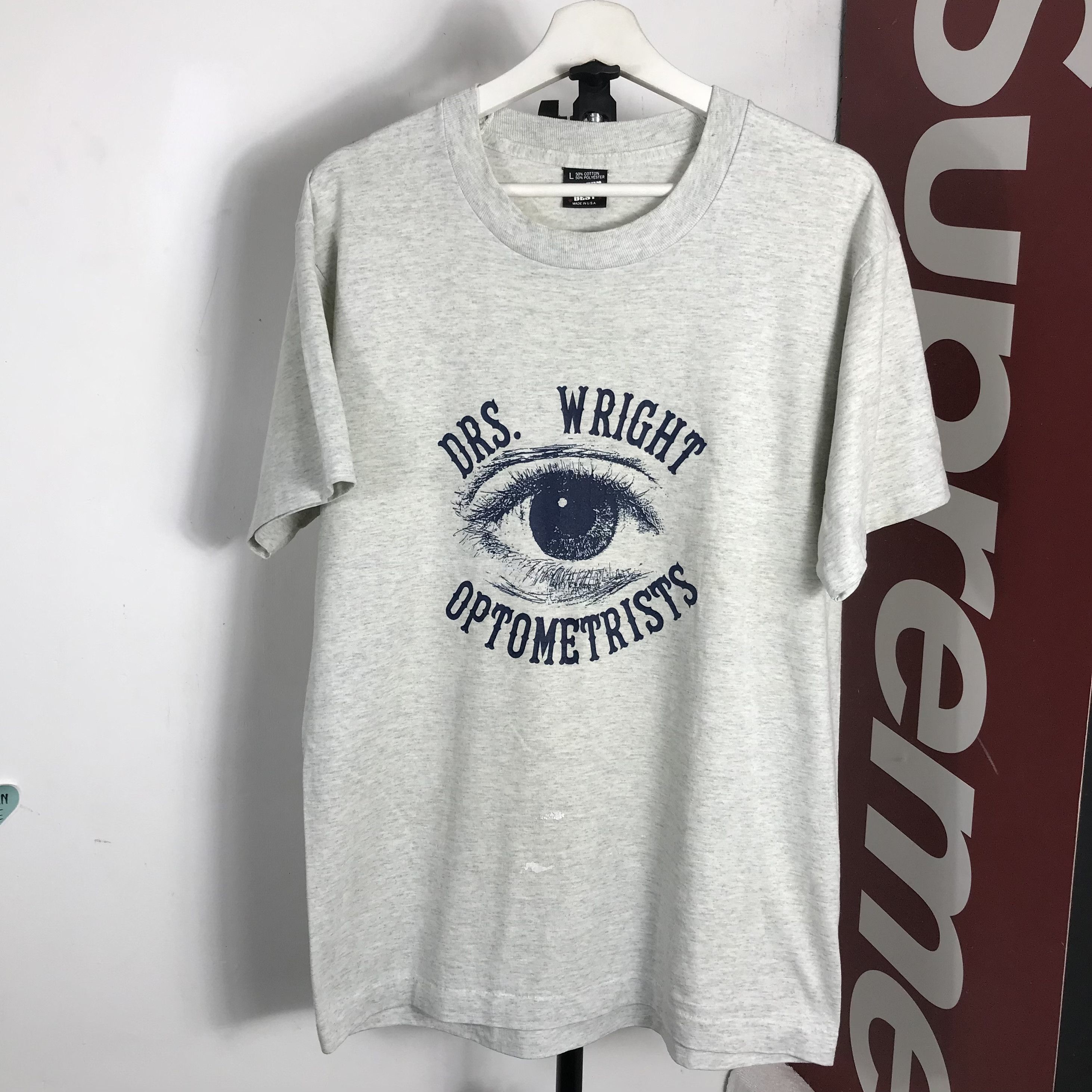 Vintage vintage 90s D wright Tears Of Glass art shirt Size US L / EU 52-54 / 3 - 1 Thumbnail