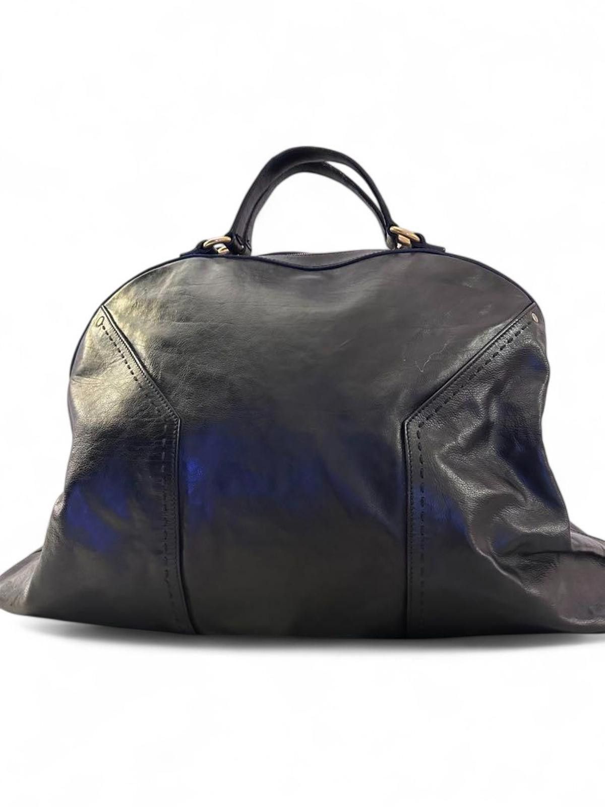 Yves Saint Laurent Yves Saint Laurent - Black Leather Handbag Size ONE SIZE - 4 Thumbnail