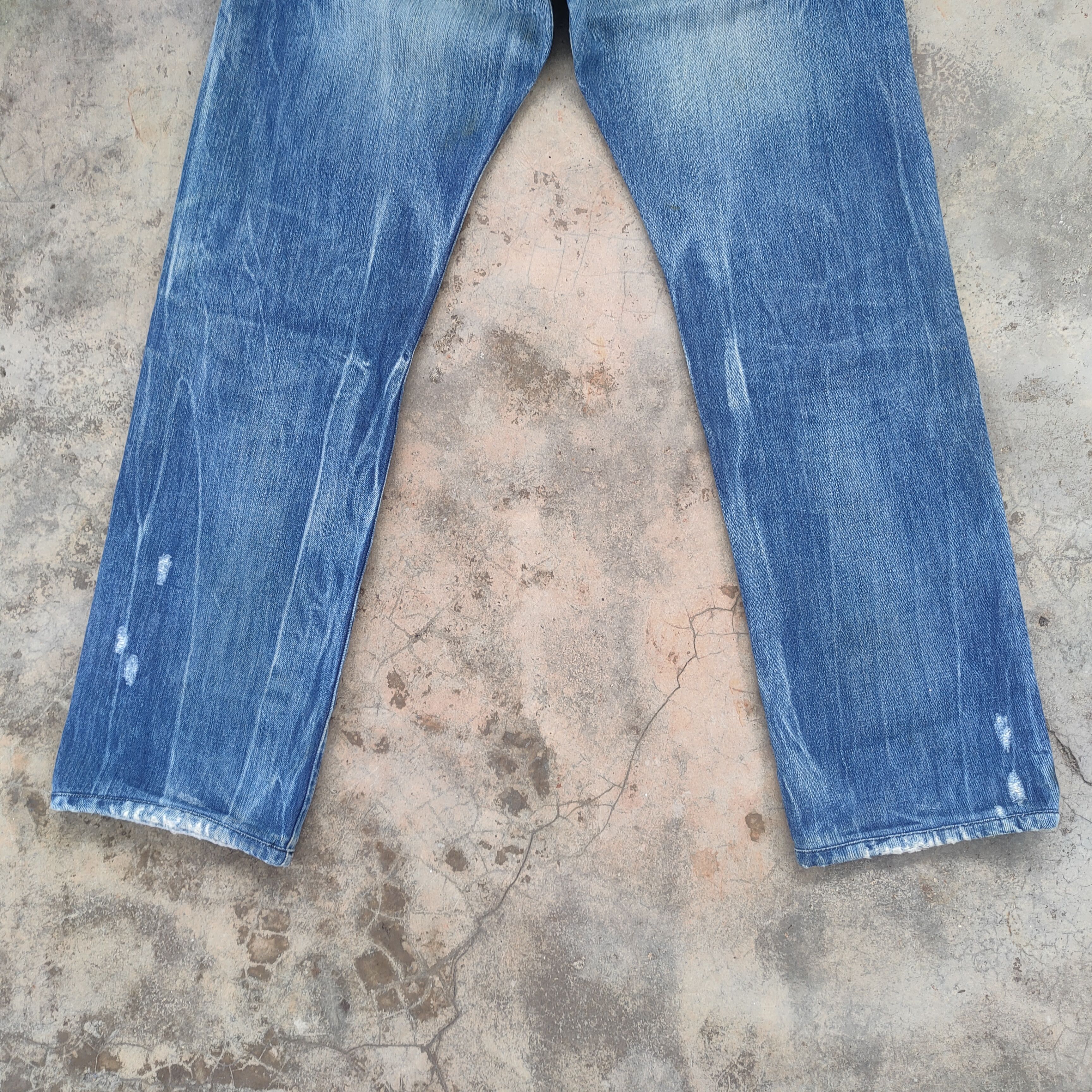 Diesel × Jean W32 VINTAGE DIESEL FADED WASH DISTRESSED JEAN DENIM PANTS Size US 32 / EU 48 - 11 Thumbnail