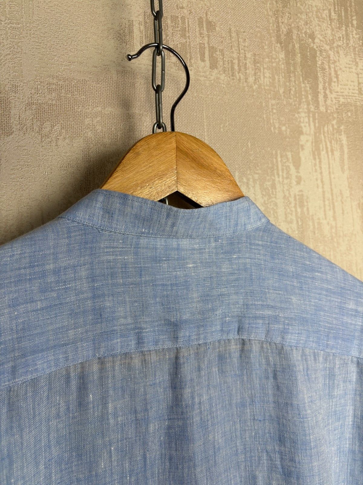 Other Asole & Bottoni Linen Grandad Collar Shirt Size 41 / 16 Size US L / EU 52-54 / 3 - 13 Thumbnail