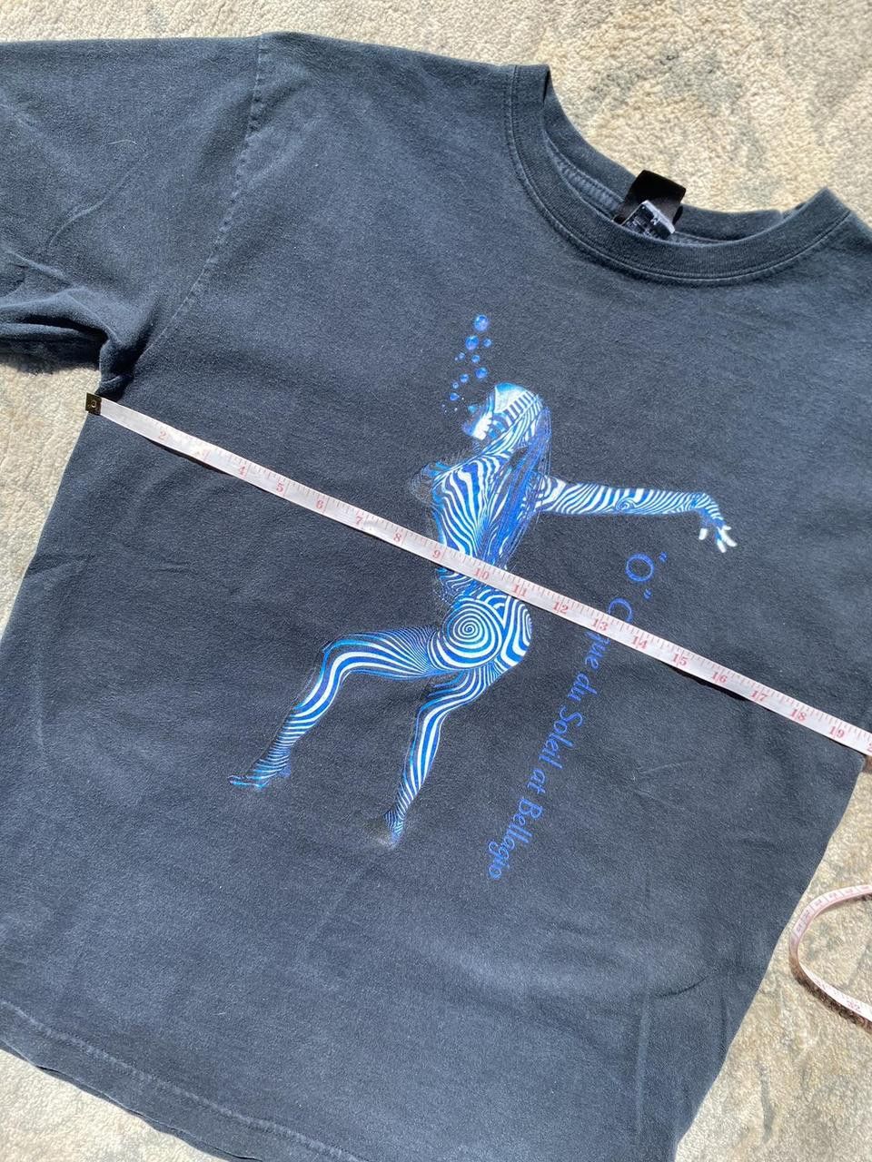 Vintage Rare 90s Black Cirque du Soleil Woman Graphic Tee MEDIUM Size US M / EU 48-50 / 2 - 5 Thumbnail