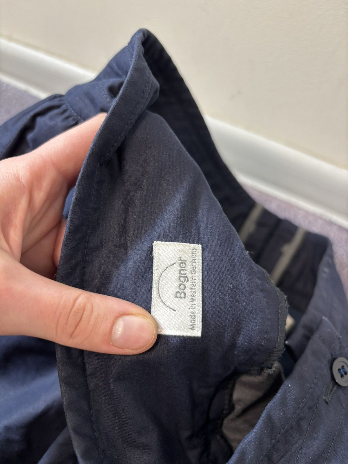 Bogner Vintage Bogner Navy Blue Insulated Ski Snow Pants Trousers Size US 30 / EU 46 - 12 Thumbnail