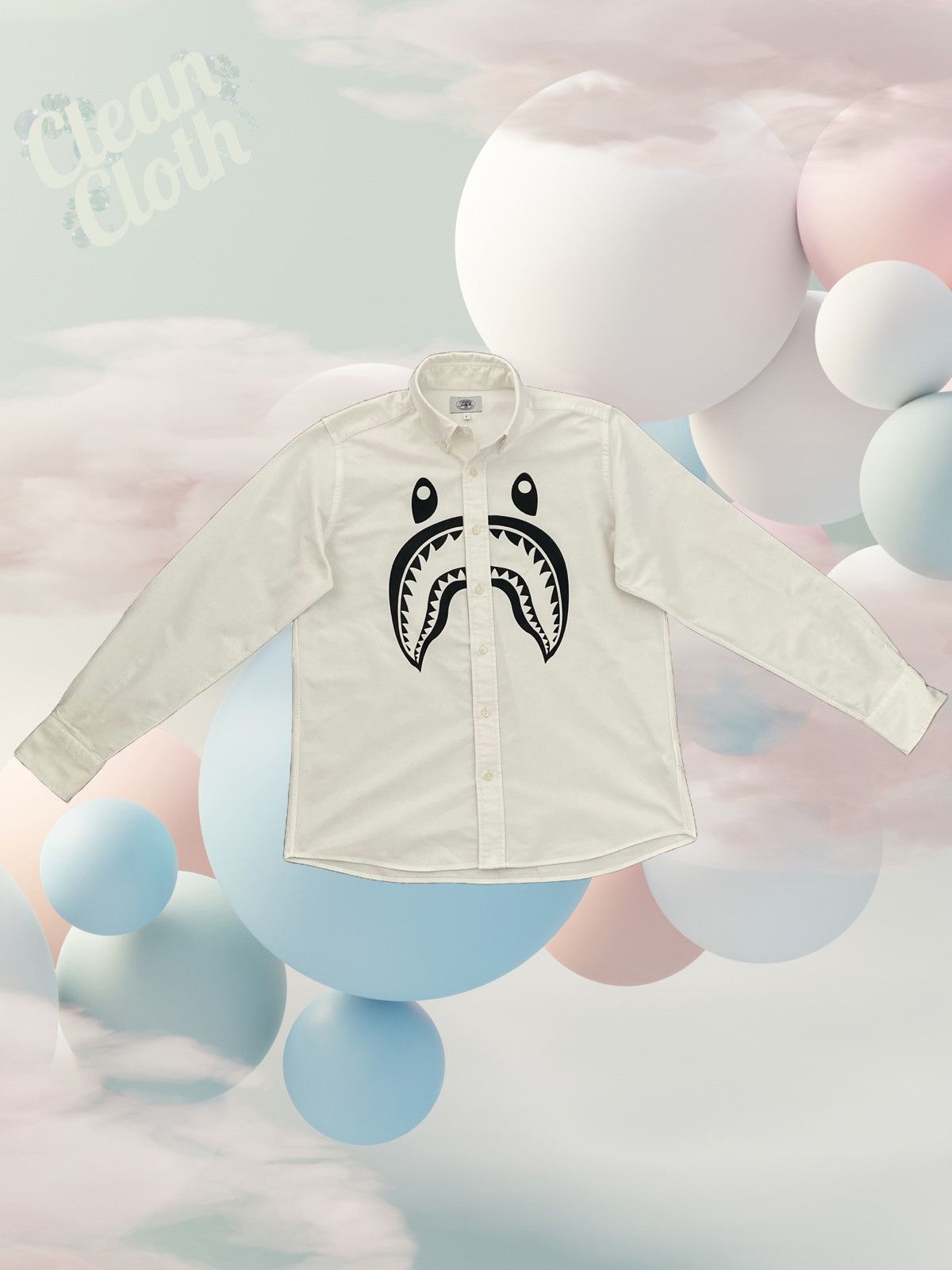 Bape Shark BD Shirt Size US L / EU 52-54 / 3 - 1 Thumbnail
