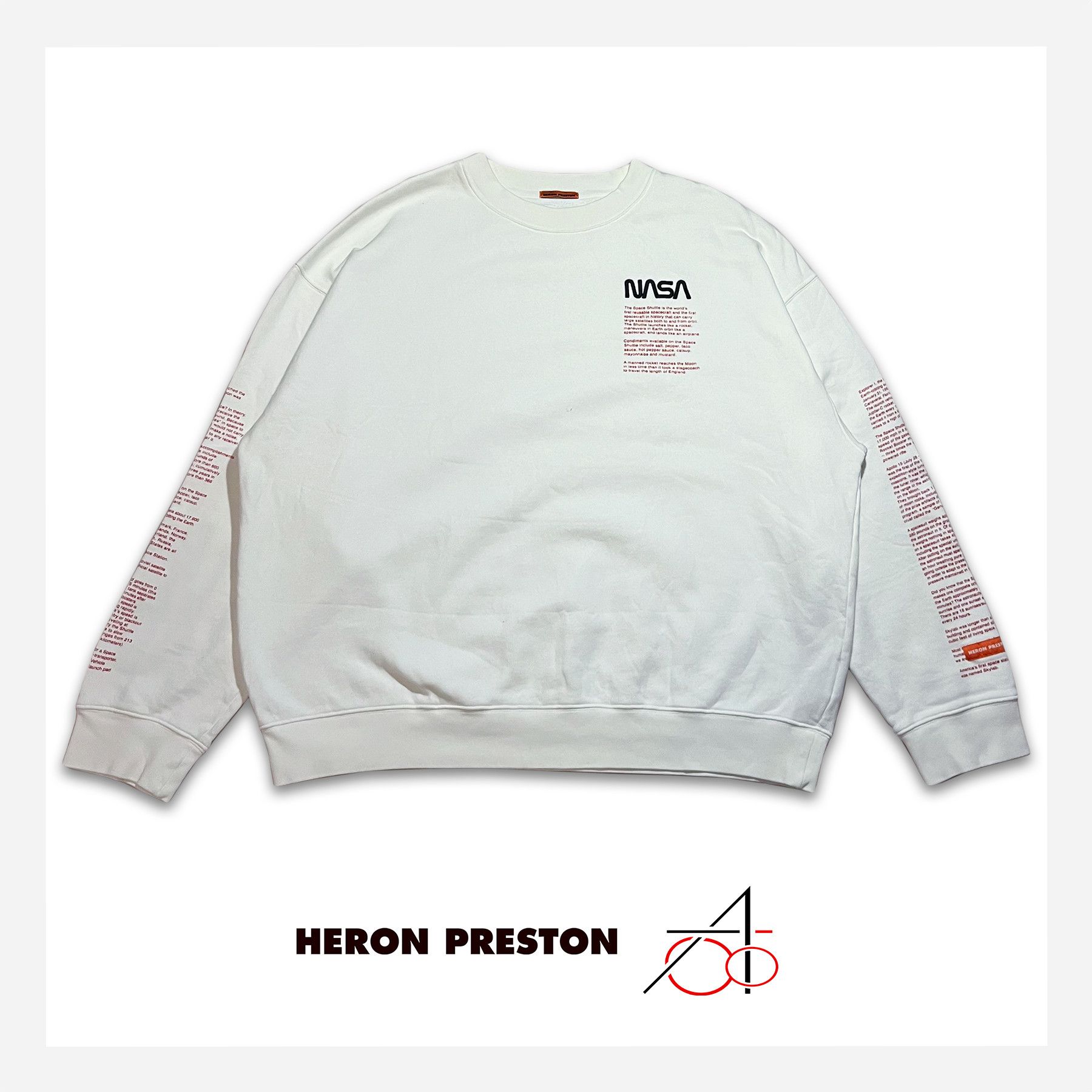 Heron Preston Heron Preston NASA Oversized Baggy Sweatshirt • XL size Size US XL / EU 56 / 4 - 1 Thumbnail