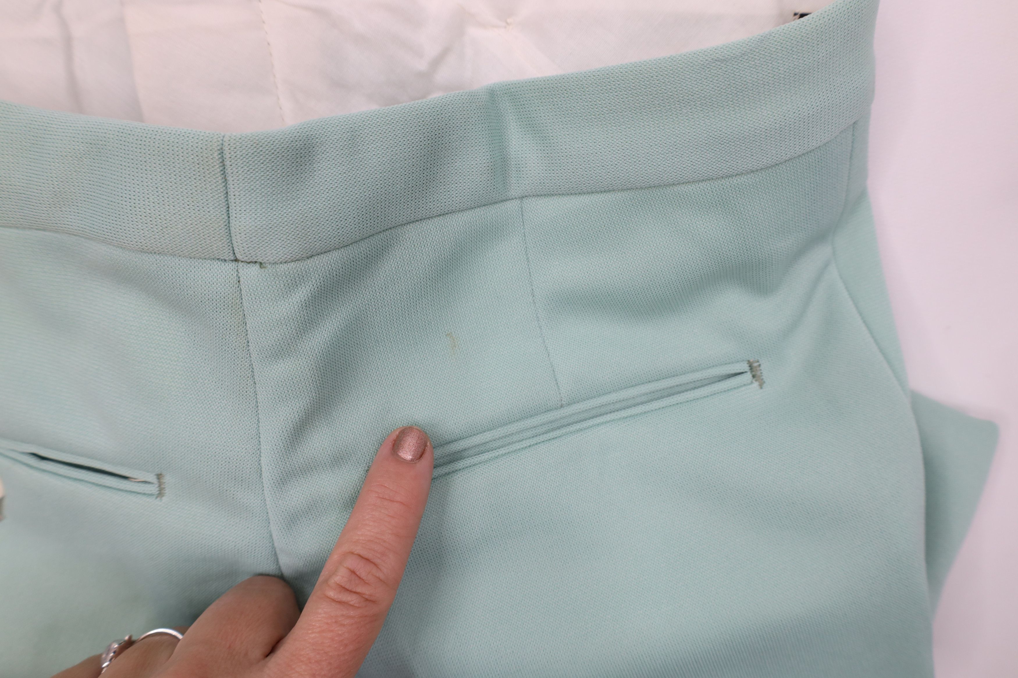 Vintage Deadstock Vintage 70s Streetwear Wide Leg Chino Pants USA Size US 30 / EU 46 - 9 Thumbnail