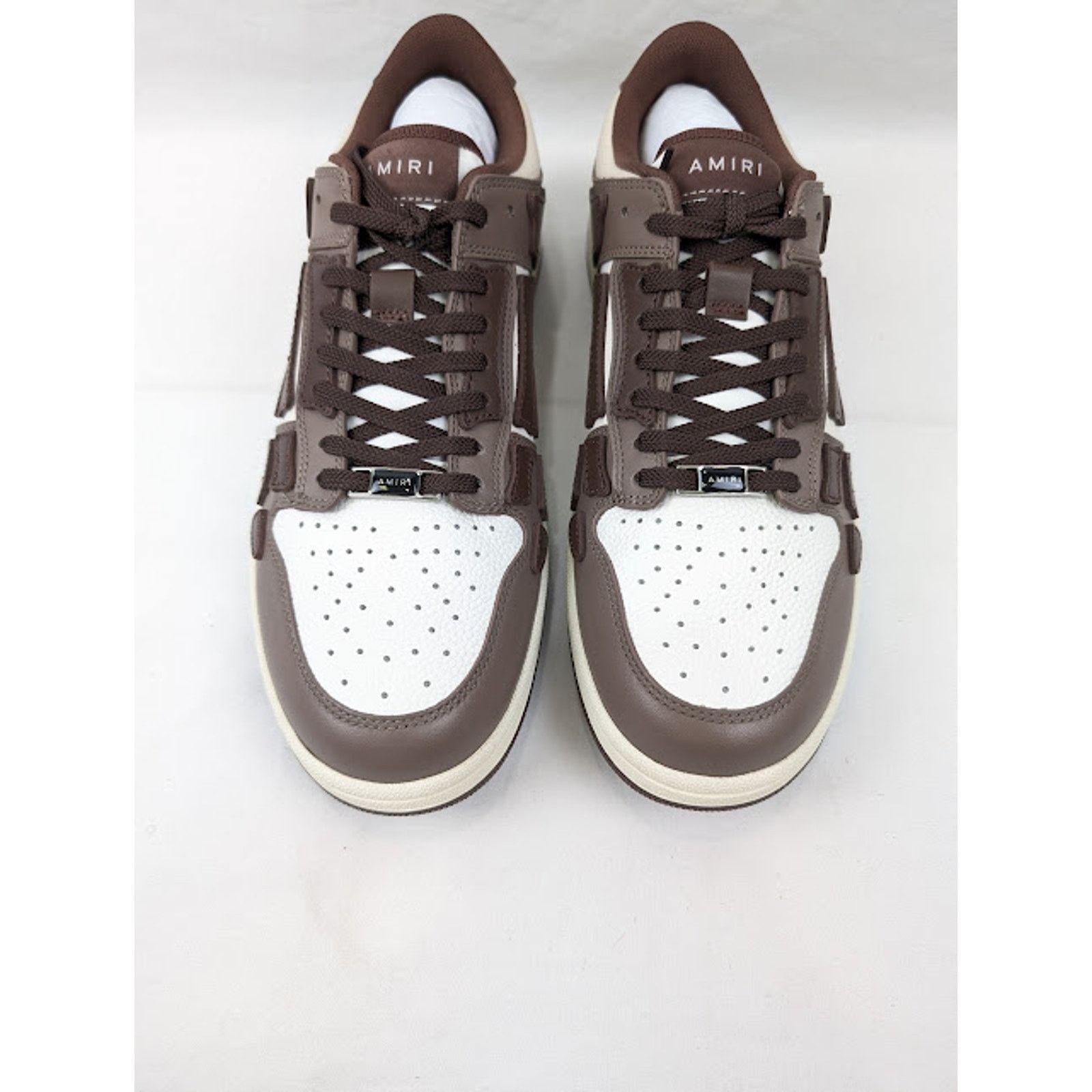 Amiri o1rshd1 Skelton Low-Top Sneakers in Brown Size US 9 / EU 42 - 14 Thumbnail