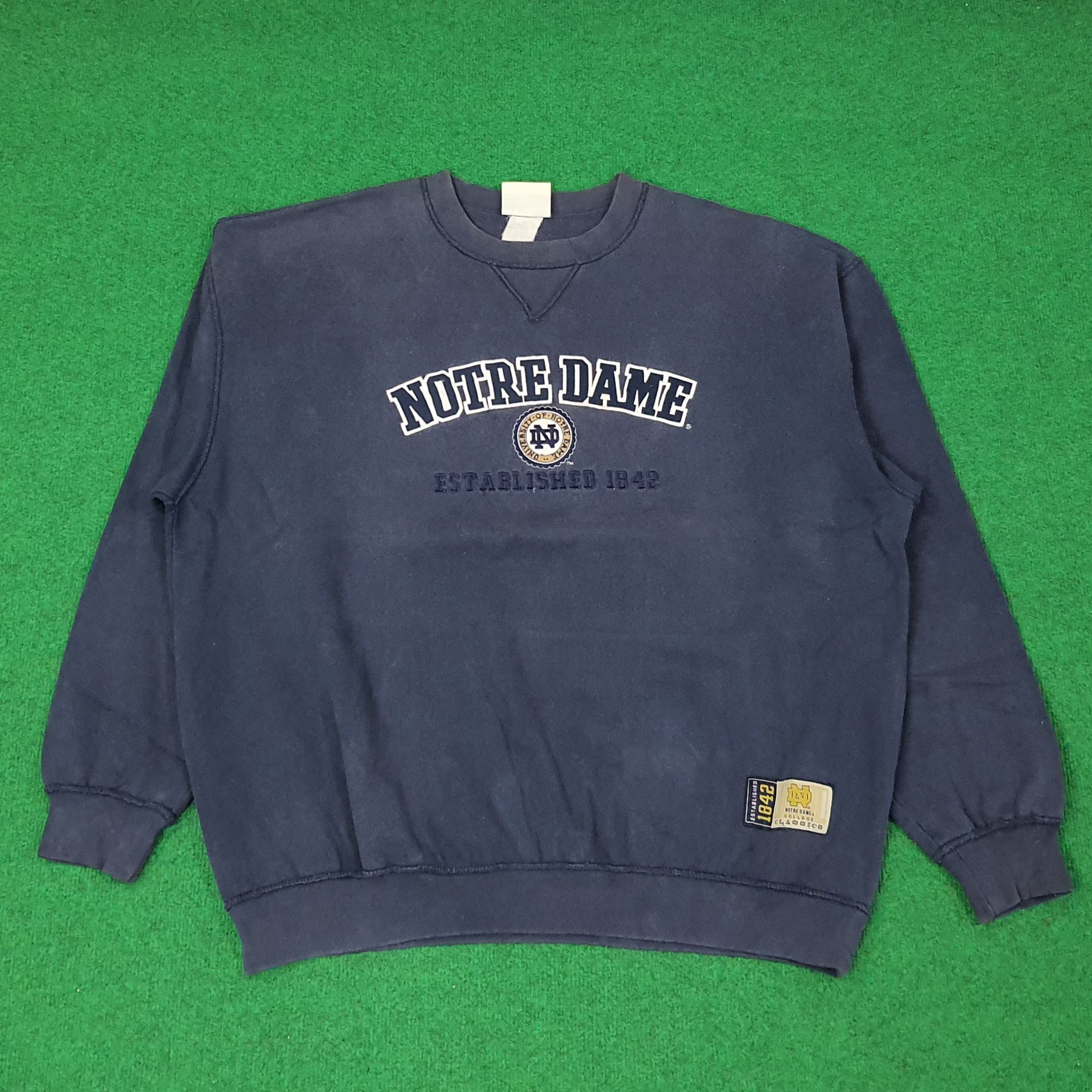 Lee Vintage Lee Notre Dame University College Sweatshirt C250N12 Size US XXL / EU 58 / 5 - 1 Thumbnail