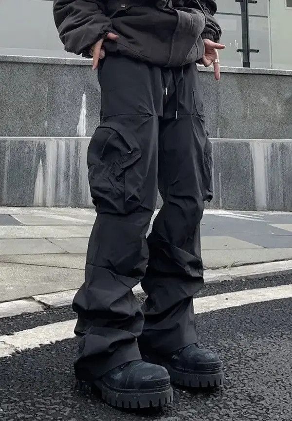 VIBE Utility grunge multi pocket nylon pants Size US 28 / EU 44 - 1 Thumbnail