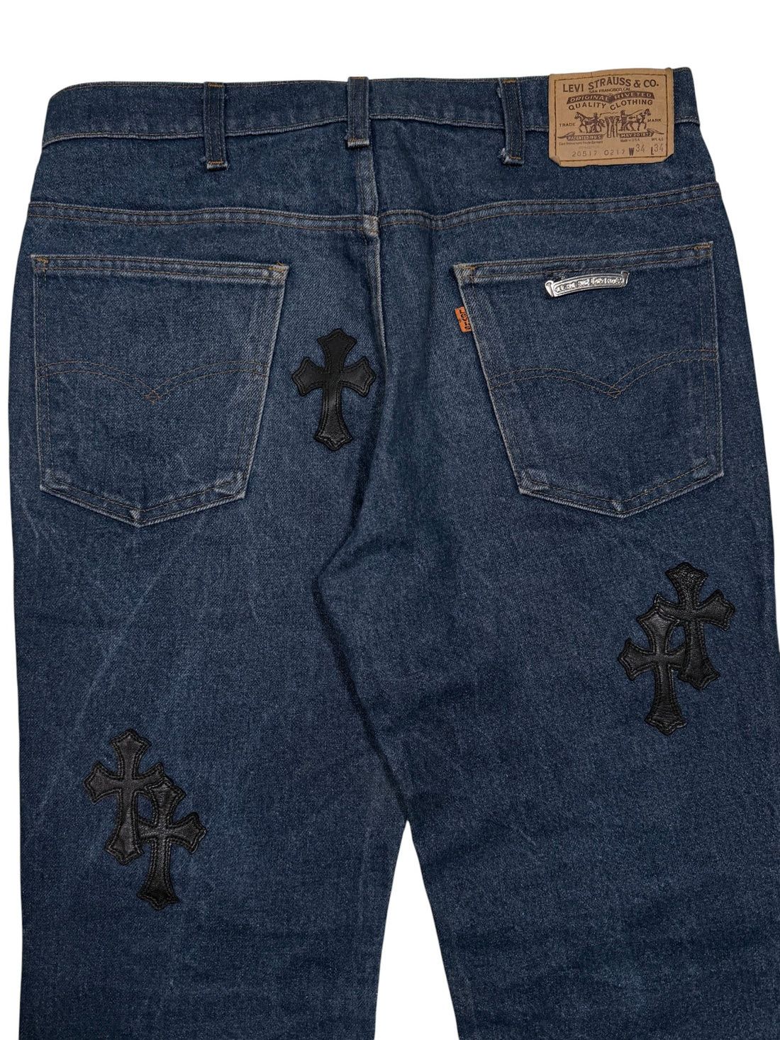 Chrome Hearts Cross Patch Levi's 517 Jeans Size US 34 / EU 50 - 4 Thumbnail