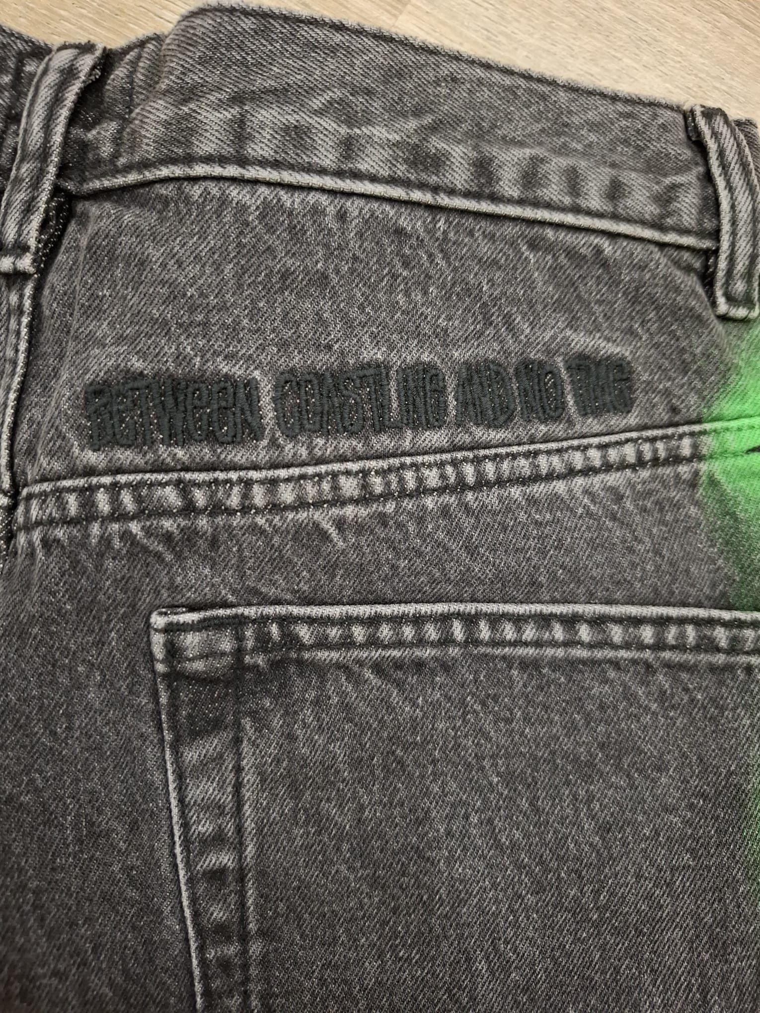 Dries Van Noten × Stussy Hand-Stencilled Denim Jeans Size US 30 / EU 46 - 12 Thumbnail