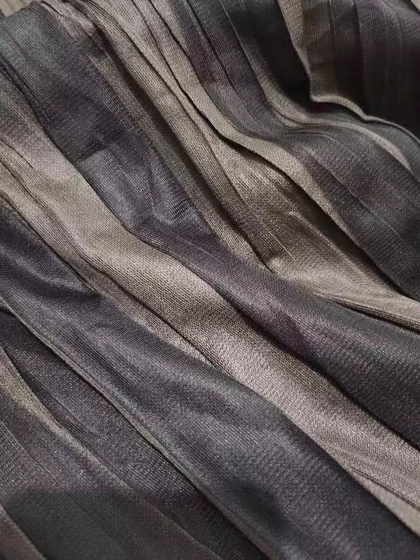 Issey Miyake Issey Miyake size:1 A black vintage skirt Size 22" - 4 Thumbnail