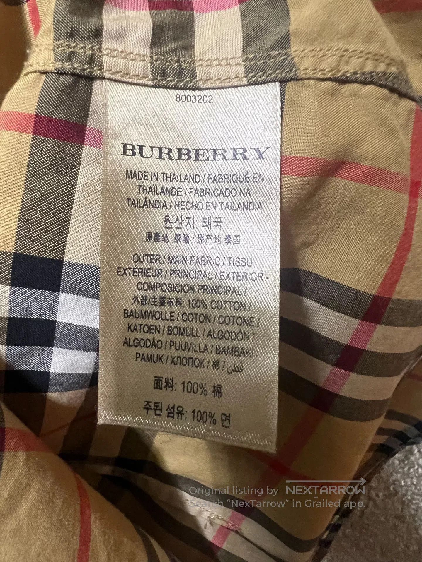 Burberry Burberry Women's Casual Check Shirt. Size M / US 6-8 / IT 42-44 - 5 Thumbnail