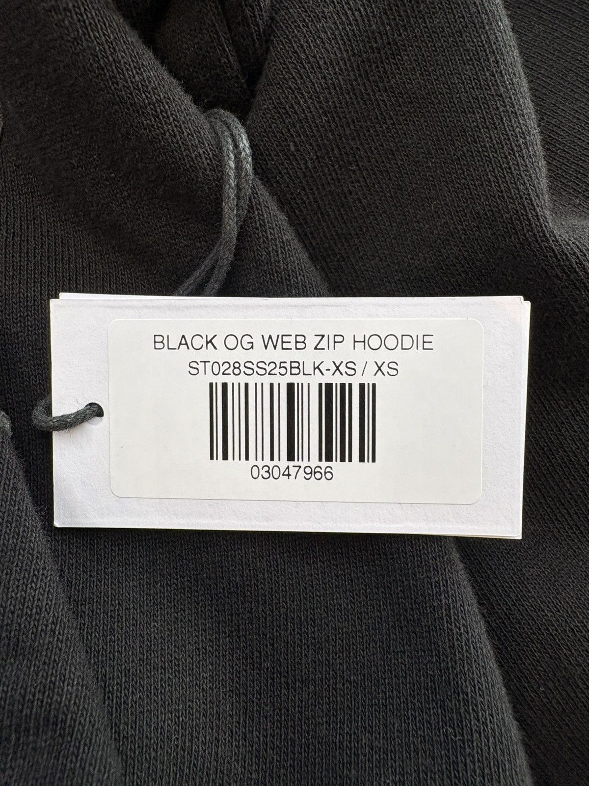Sp5der Sp5der “OG Web” V2 Zip Hoodie (Black) Size US XS / EU 42 / 0 - 6 Thumbnail
