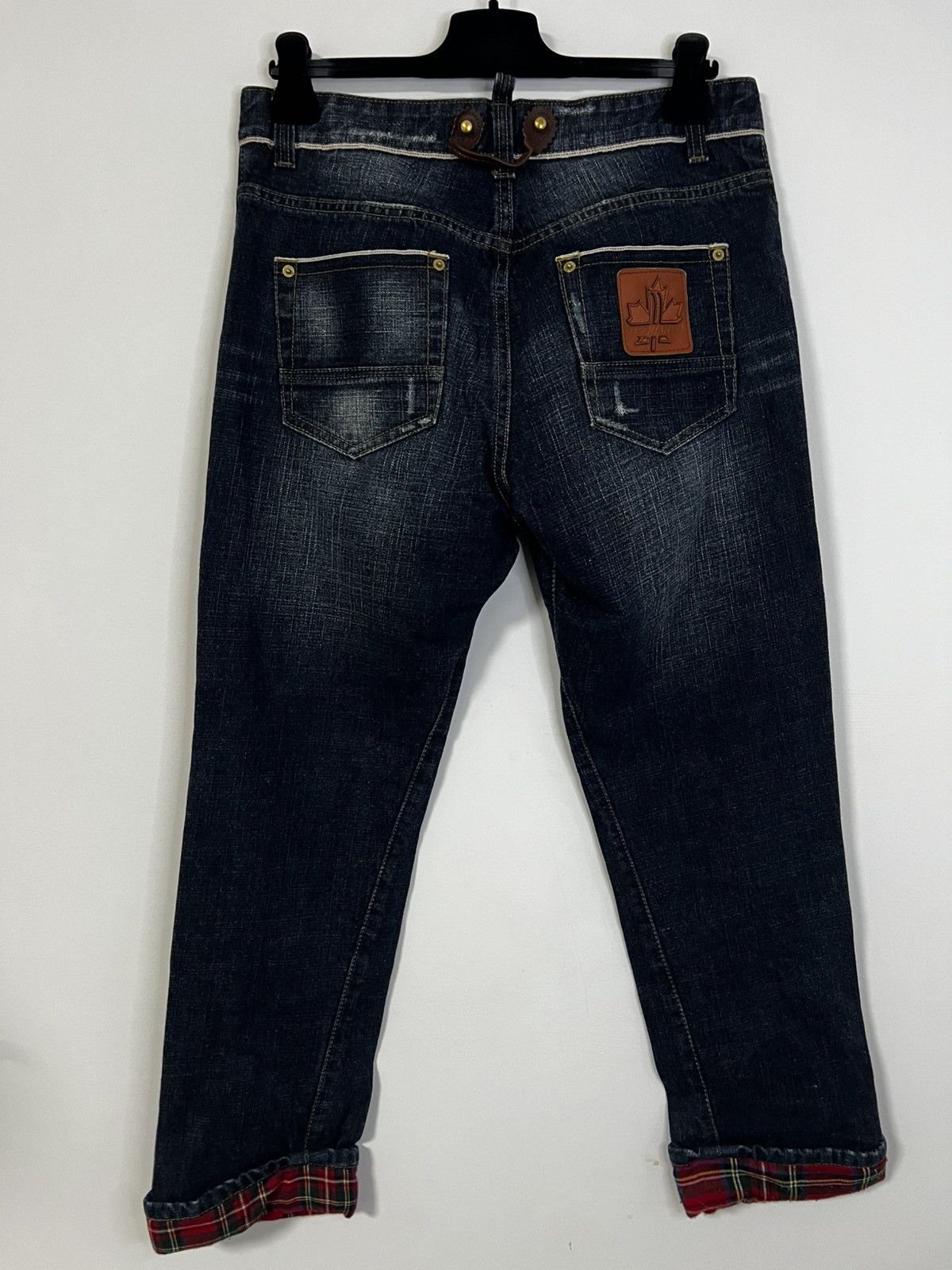 Dsquared2 Denim jeans dsquared2 L rare tartan Size 32" / US 10 / IT 46 - 5 Thumbnail
